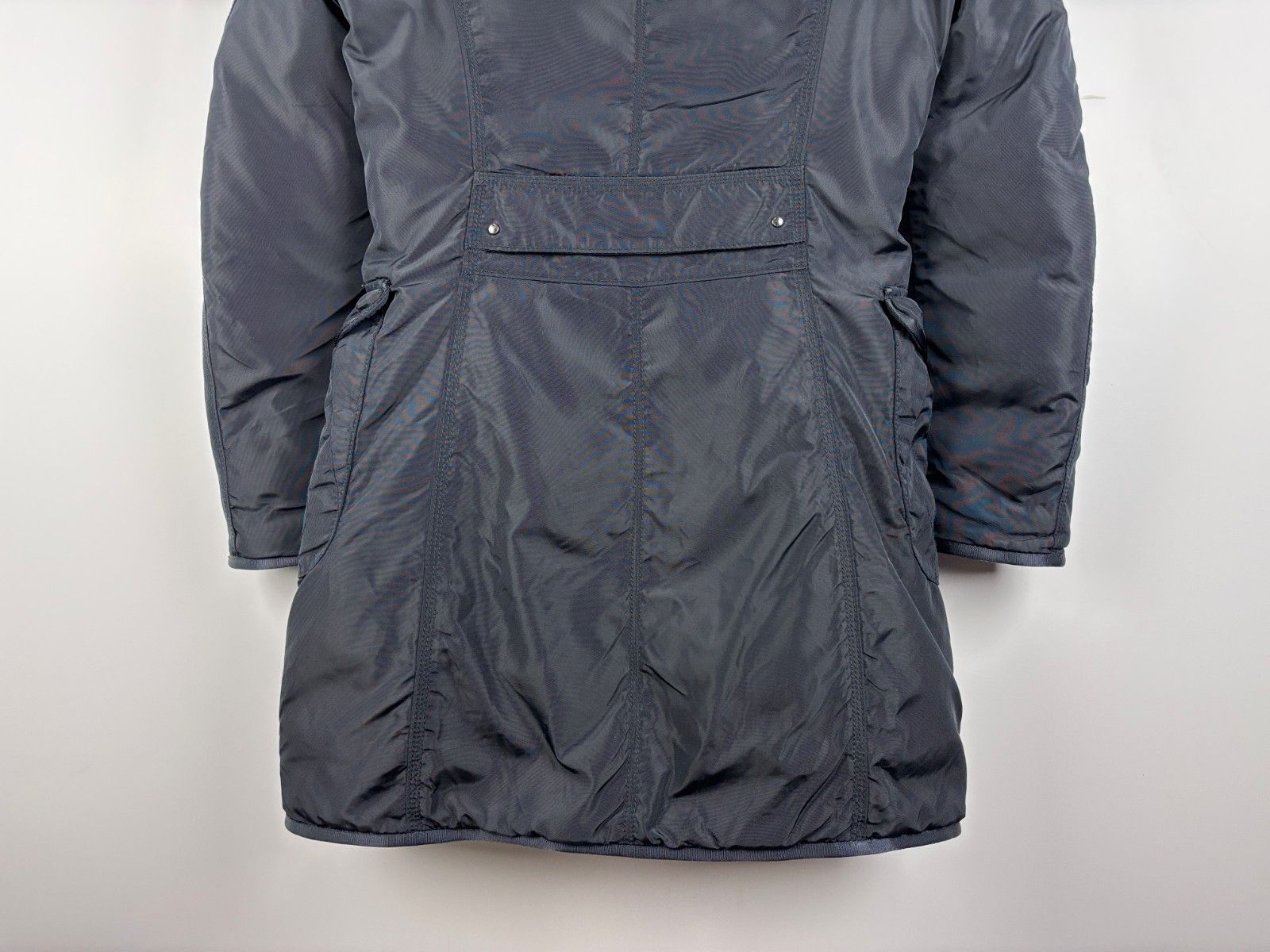 Peuterey Womens Peuterey Down Hooded Parka Jacket Navy Blue Size 42 Size S / US 4 / IT 40 - 8 Thumbnail