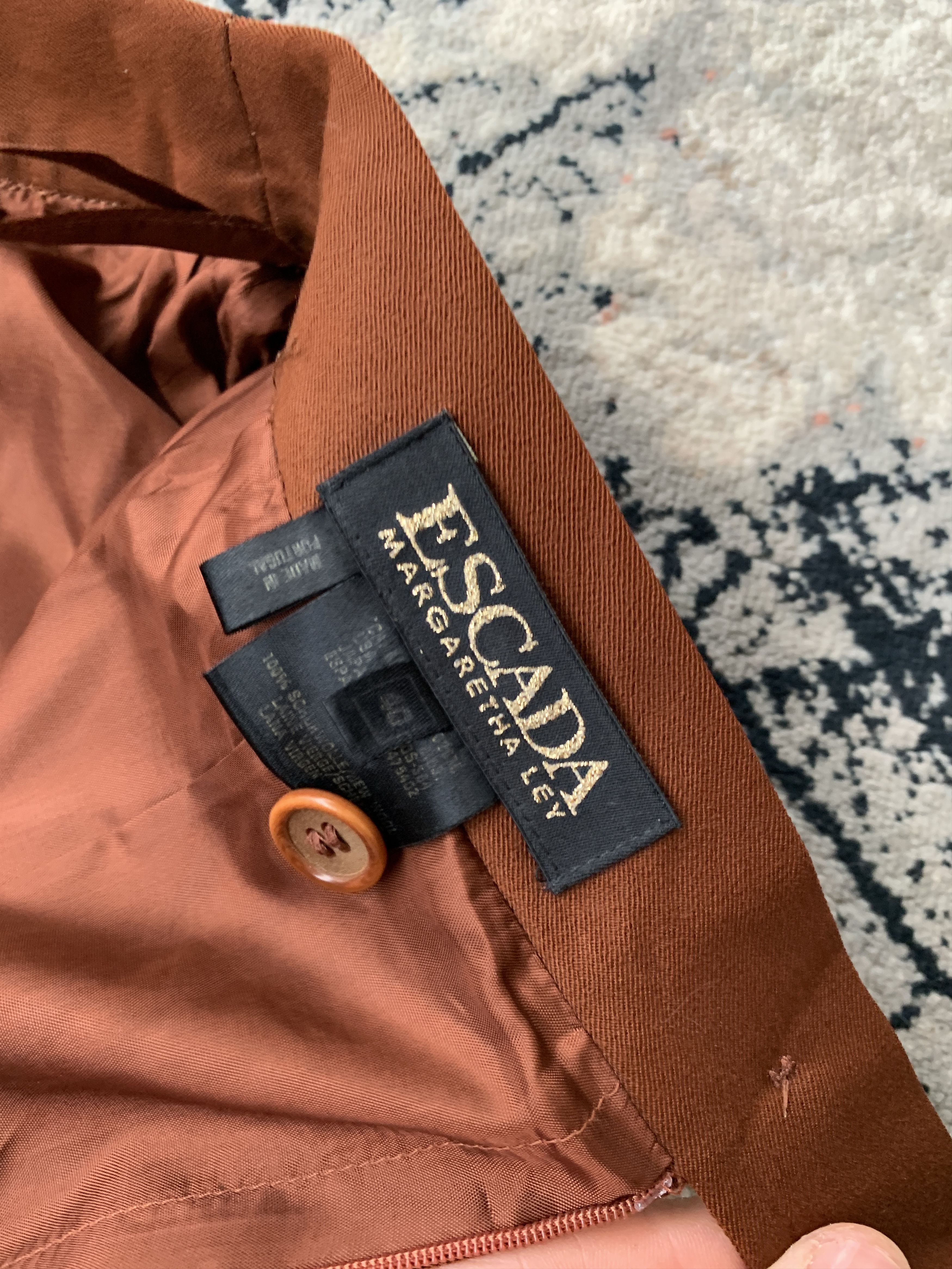 Escada Vintage Escada Blazer & Skirt Size S / US 4 / IT 40 - 15 Thumbnail
