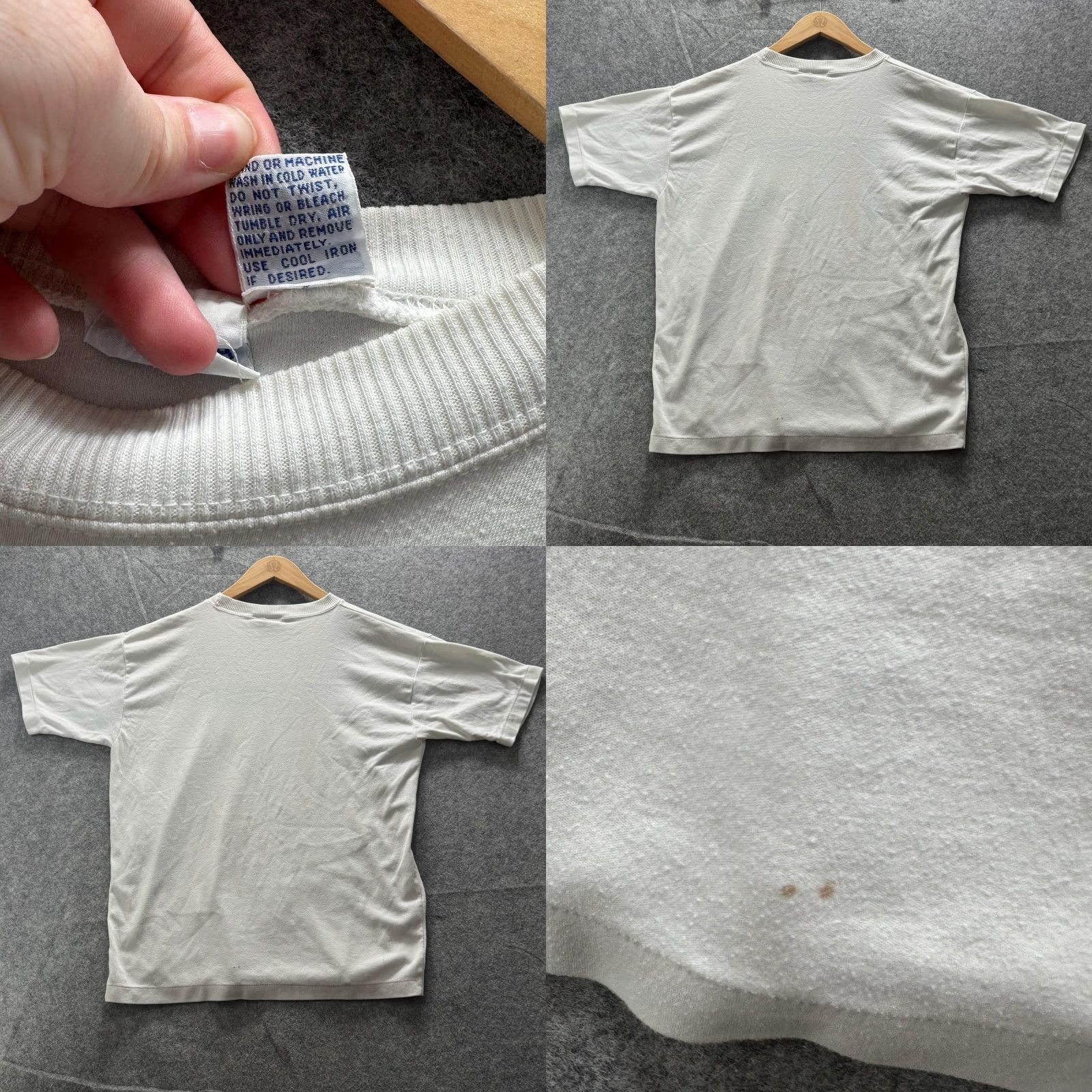 Vintage Vintage White Geometric Print Shirt Mens L Crew Neck Short Sleeve Graphic Tee Size US L / EU 52-54 / 3 - 9 Thumbnail