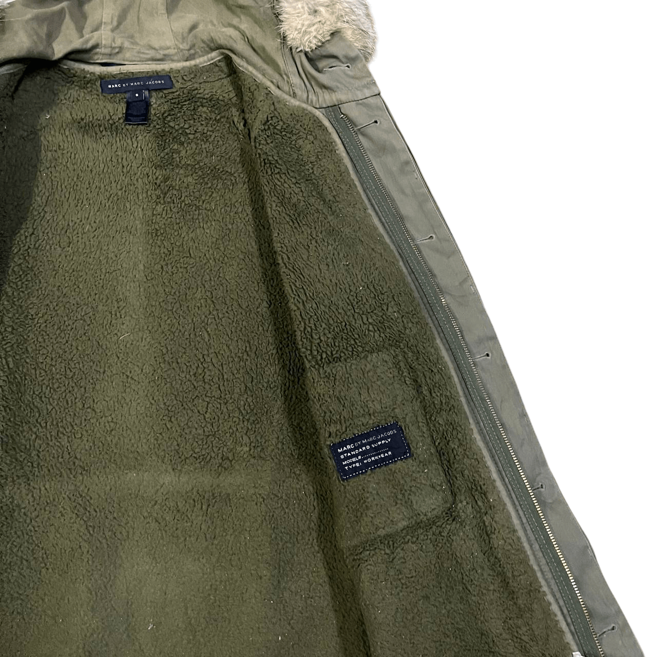 Marc by Marc Jacobs Marc by Marc Jacobs Military Parka with Fur Size US S / EU 44-46 / 1 - 8 Thumbnail