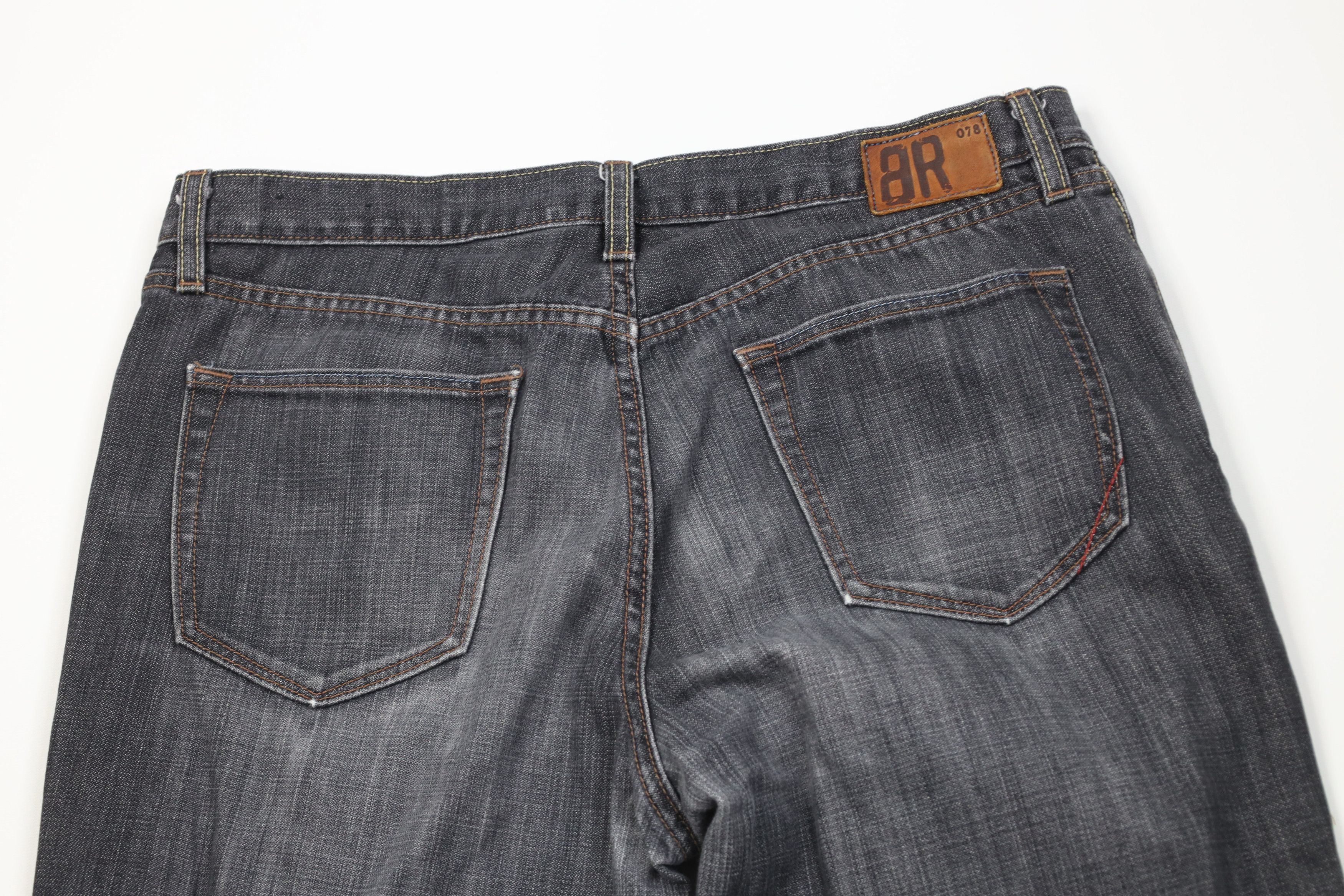 Banana Republic Vintage Y2K Banana Republic Wide Leg Denim Jeans Black Size US 34 / EU 50 - 11 Thumbnail