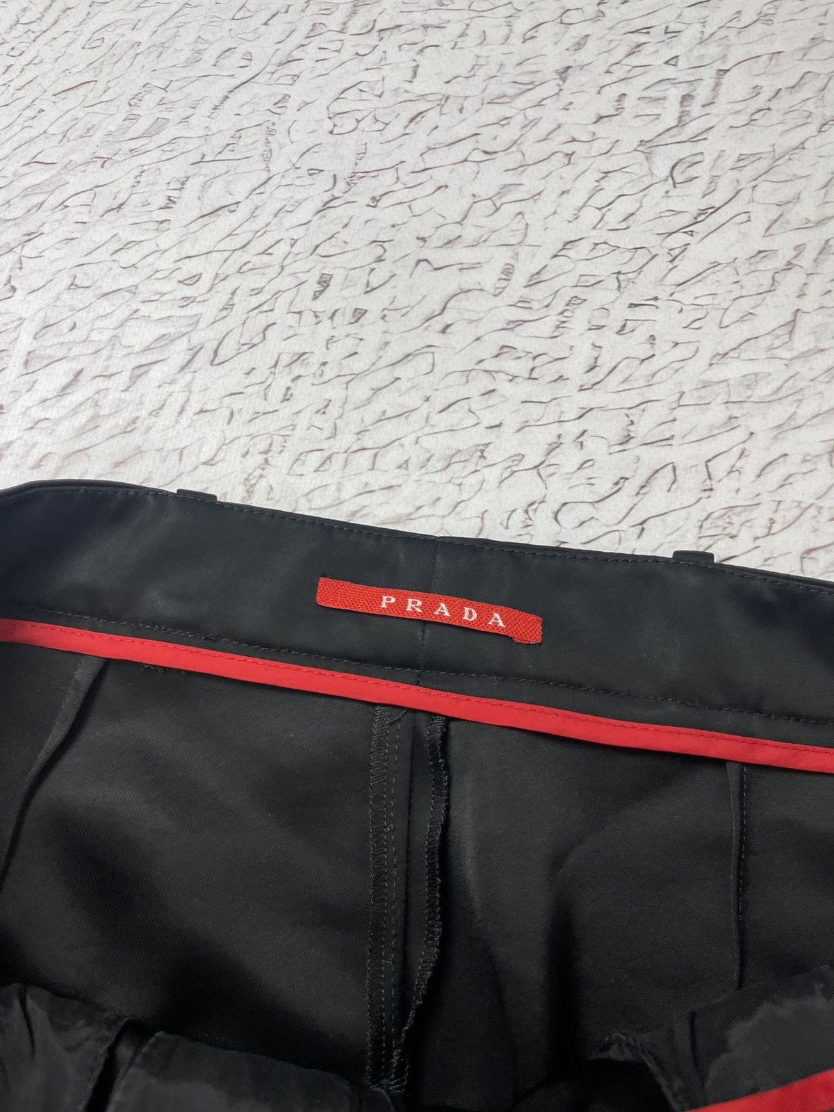 Prada Prada bondage style black triacetate shimmer women’s pants Size 27" / US 4 / IT 40 - 8 Thumbnail