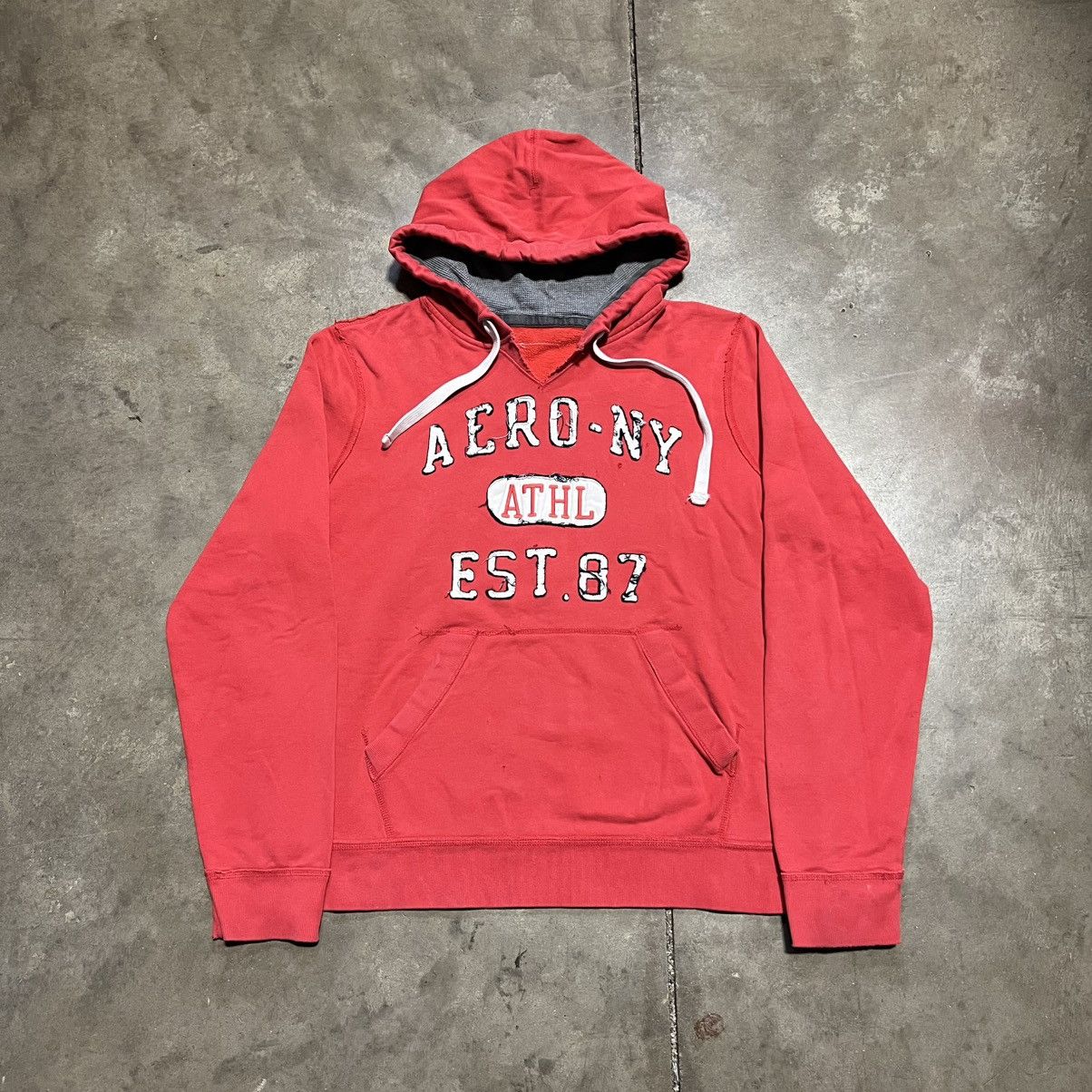Aeropostale Vintage Aeropostale Aero NY 87 Hoodie Sweatshirt Surf Skater Size US XL / EU 56 / 4 - 4 Thumbnail
