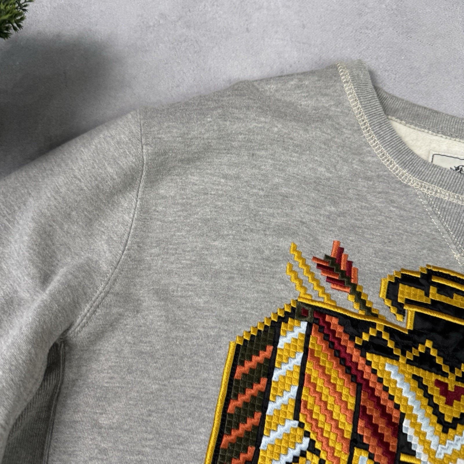 Marc Ecko ECKO UNLIMITED Men's Sweatshirt Embroidered Eagle Hiphop Size US L / EU 52-54 / 3 - 8 Thumbnail