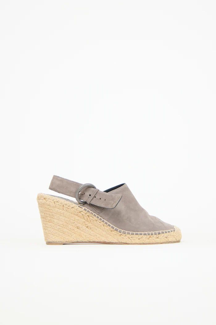 o1y0725 Leather Espadrilles in Gray