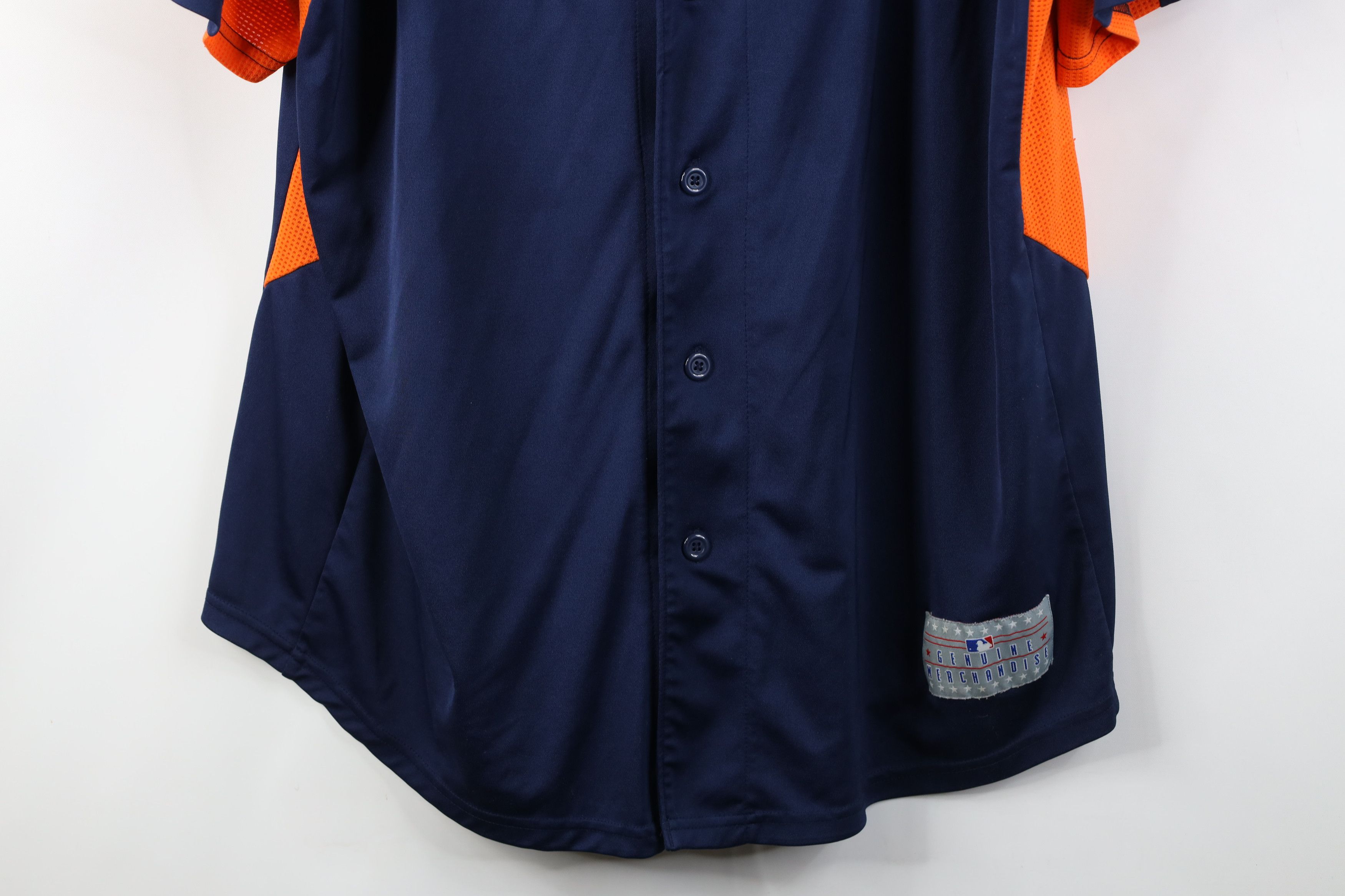 Vintage Vintage Y2K Script Detroit Tigers Baseball Jersey Blue Size US XL / EU 56 / 4 - 3 Thumbnail