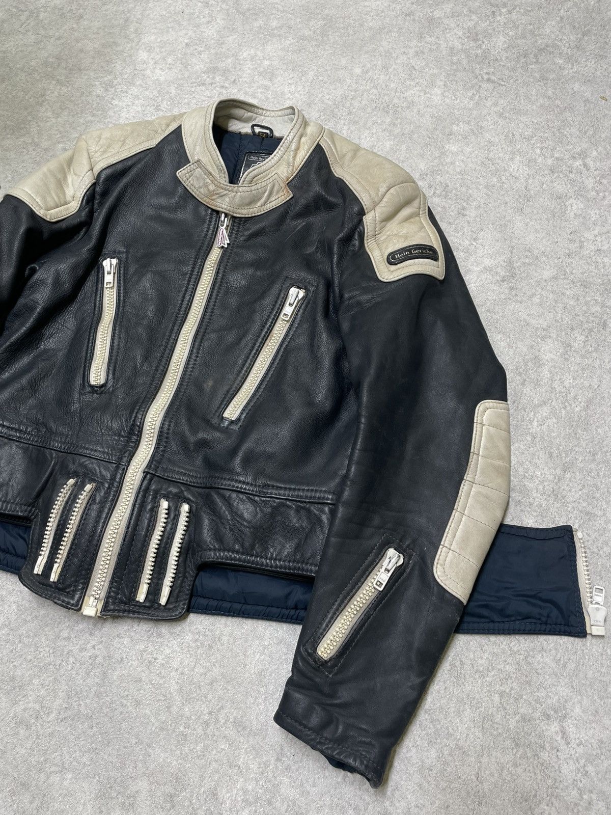 Hein Gericke Hein Gericke VTG Speed Team Racing Moto Hype Jacket Beige Size US M / EU 48-50 / 2 - 5 Thumbnail