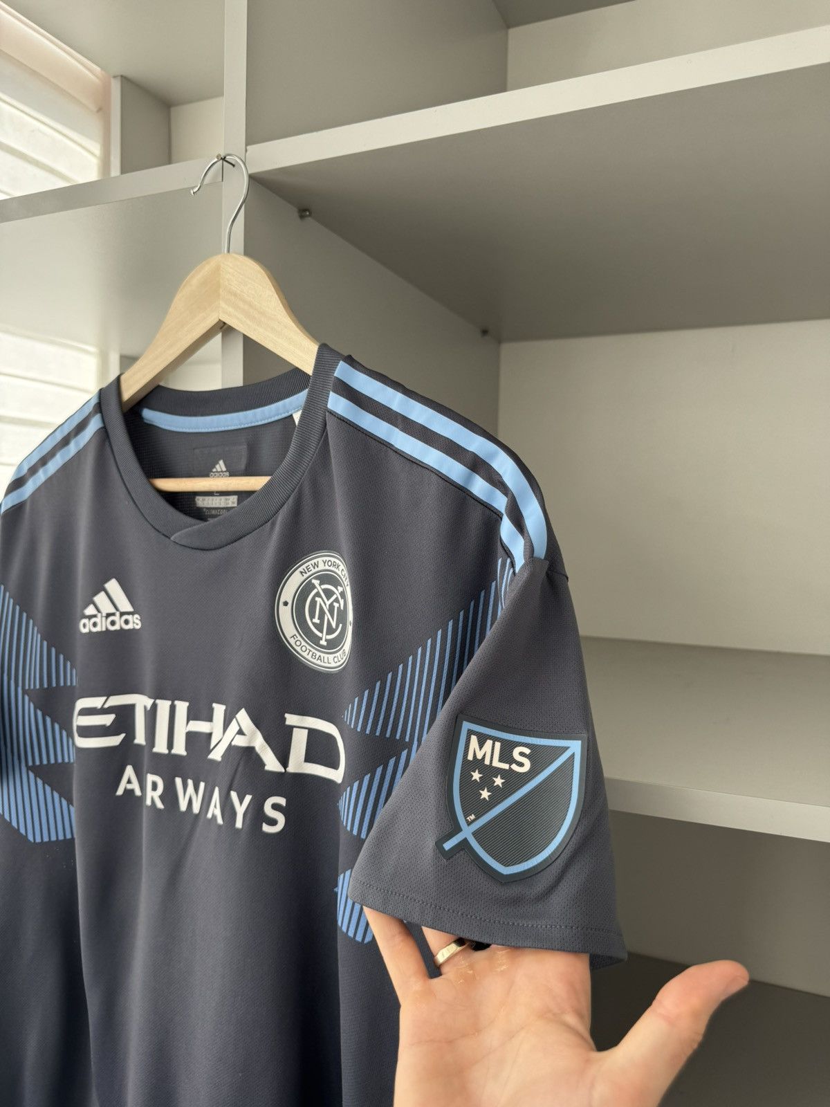 Adidas Adidas New York City MLS 2018 Home Jersey CE3261 Size US L / EU 52-54 / 3 - 8 Thumbnail