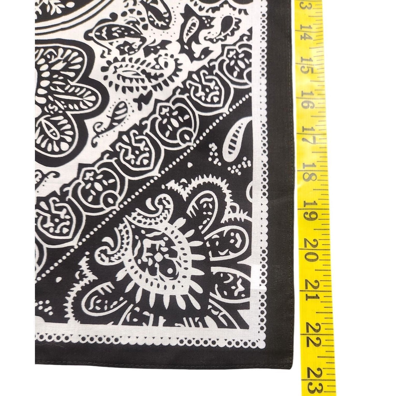 Other Cotton Bandanas Paisley Print Handkerchiefs 3-Pack Black/Gra Size ONE SIZE - 3 Thumbnail