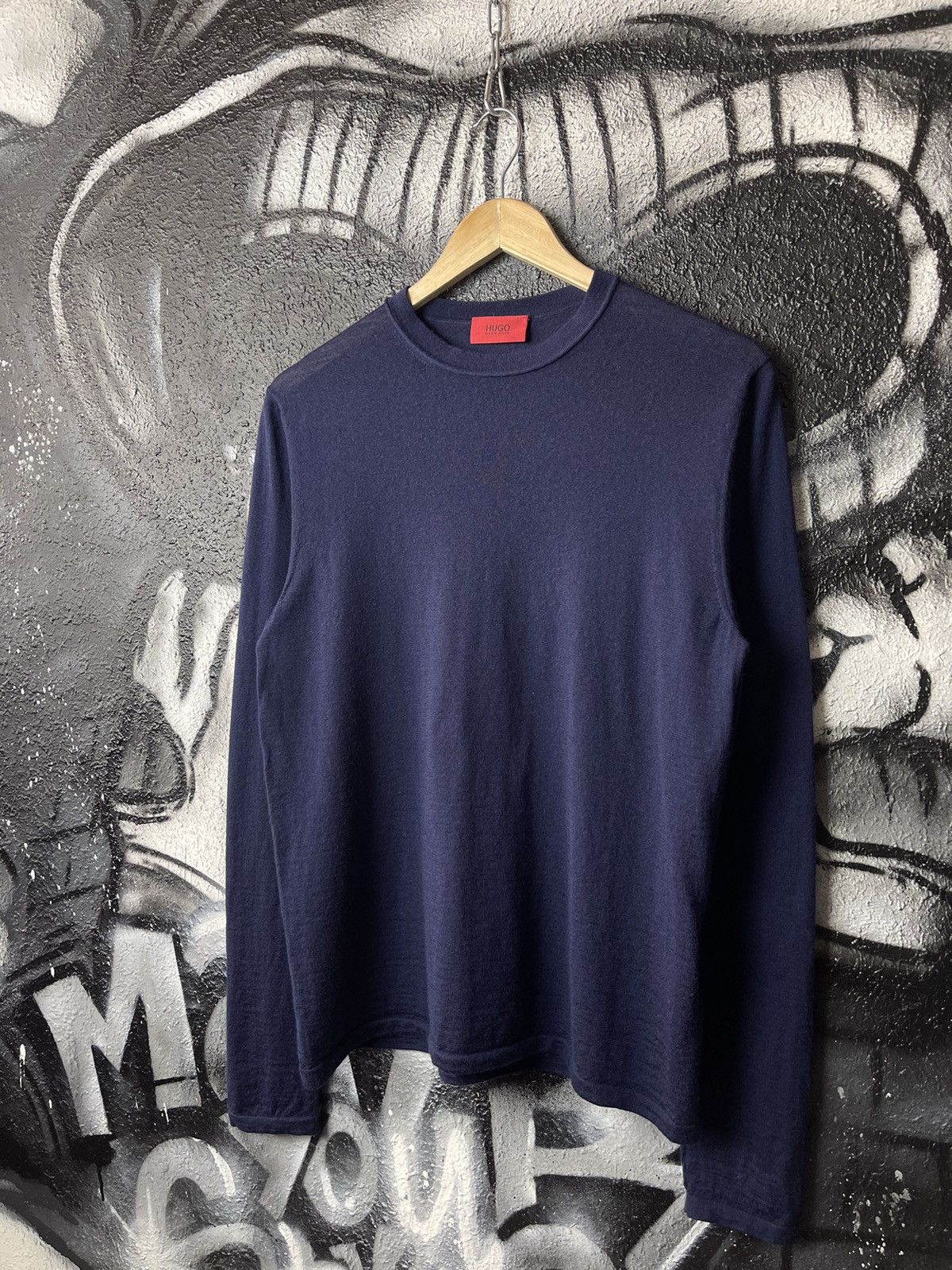 Hugo Boss Hugo Boss Classic Wool Knit Sweater Women’s Size Large Size L / US 10 / IT 46 - 1 Thumbnail