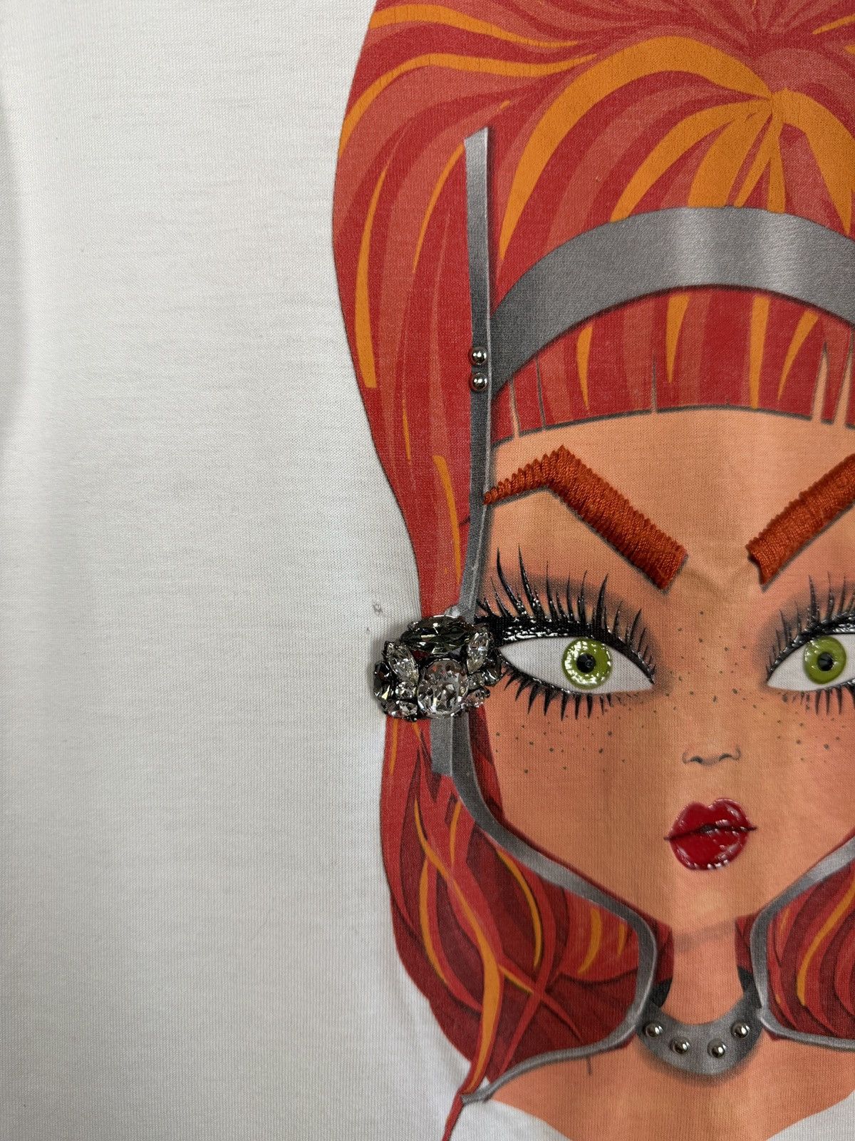 Dsquared2 Dsquared2 Graphic T-Shirt Cartoon Girl Print Italy Size XS Size XS / US 0-2 / IT 36-38 - 7 Thumbnail