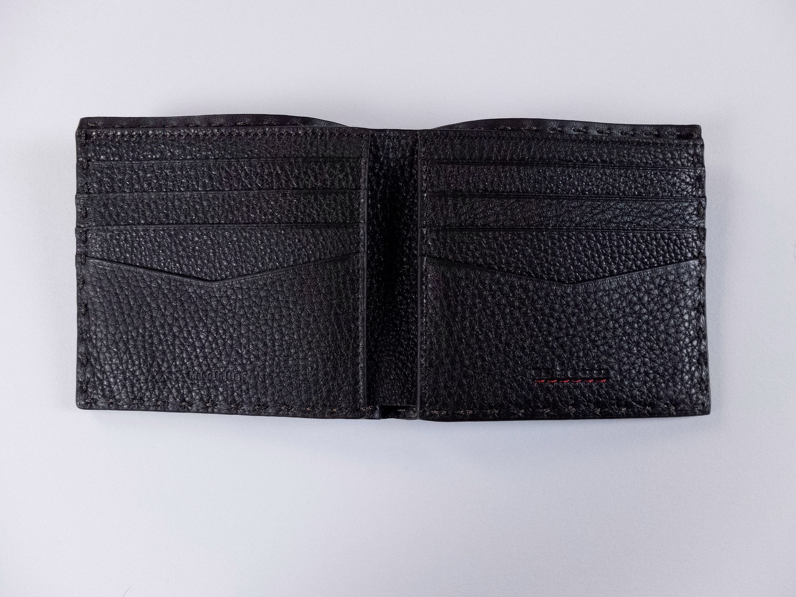 Kiton KITON hand stitched brown leather wallet authentic Size ONE SIZE - 3 Thumbnail