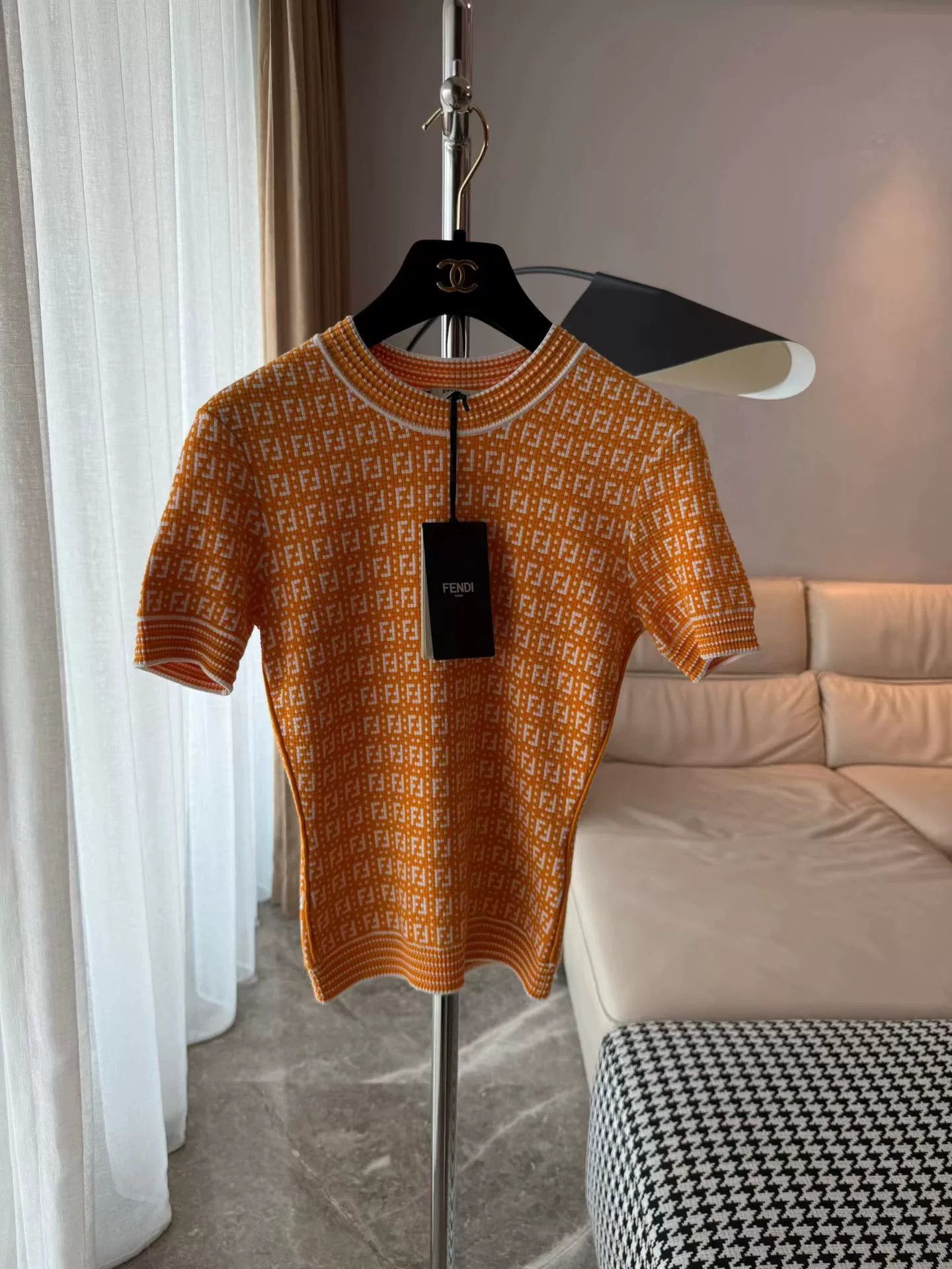 Fendi Fendi All-Over Print Knit Top Size XS / US 0-2 / IT 36-38 - 1 Thumbnail
