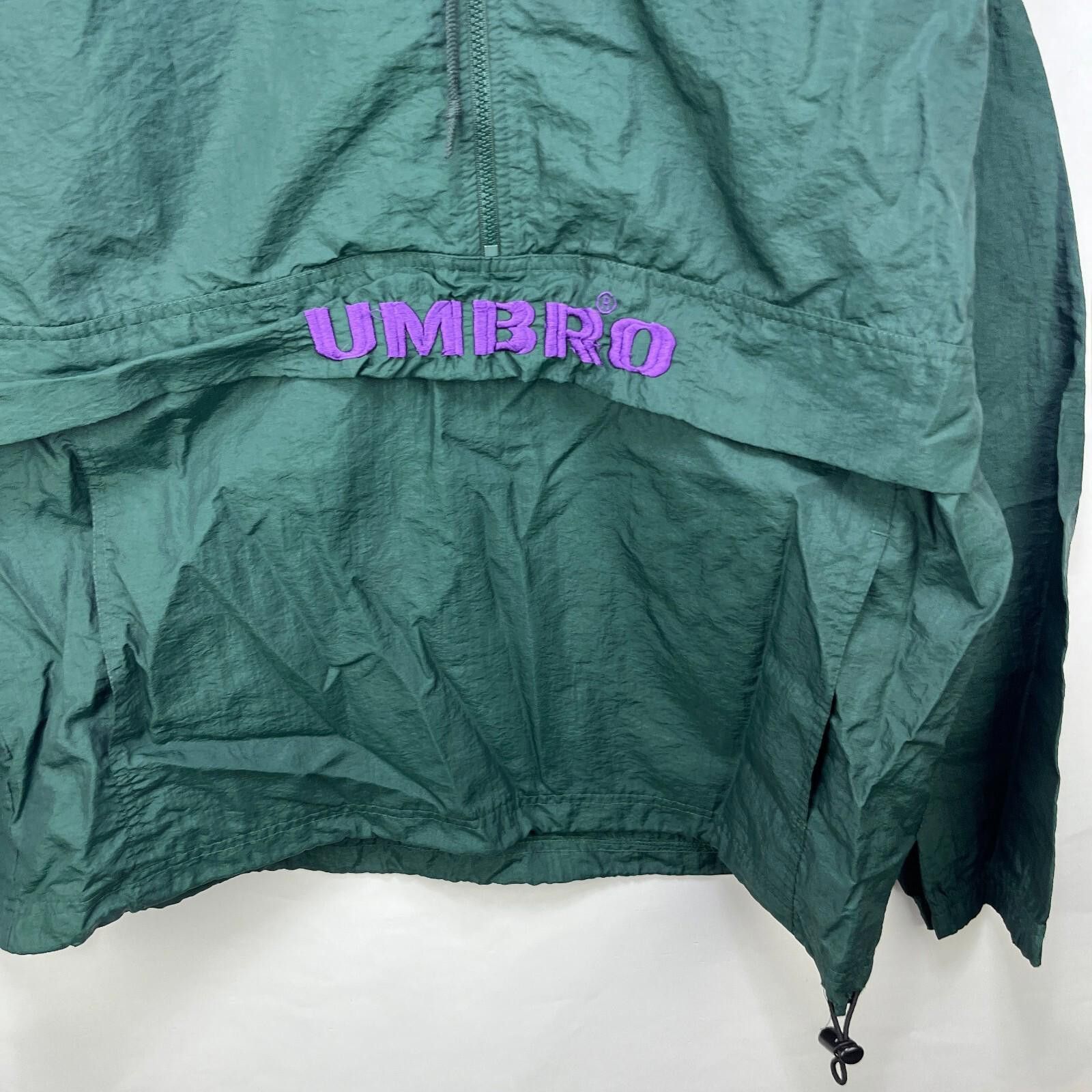 Umbro Vintage 90s Umbro Windbreaker Jacket Large Hooded Soccer Size US L / EU 52-54 / 3 - 2 Thumbnail