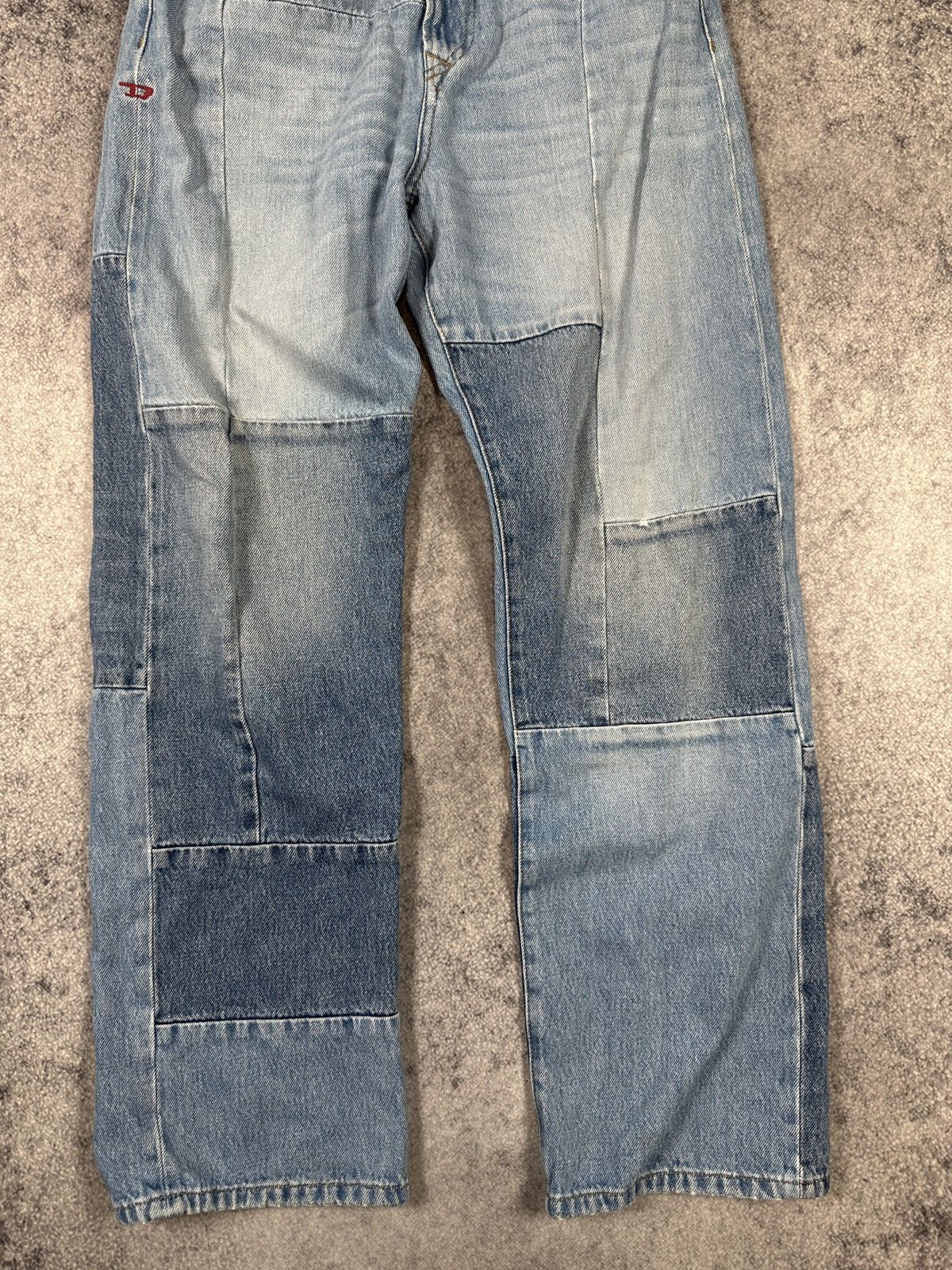 Diesel Y2K Casual Jeans Diesel D-Reggy Pants Avant Garde Opium Rare Size 25" / US 0 / IT 36 - 7 Thumbnail