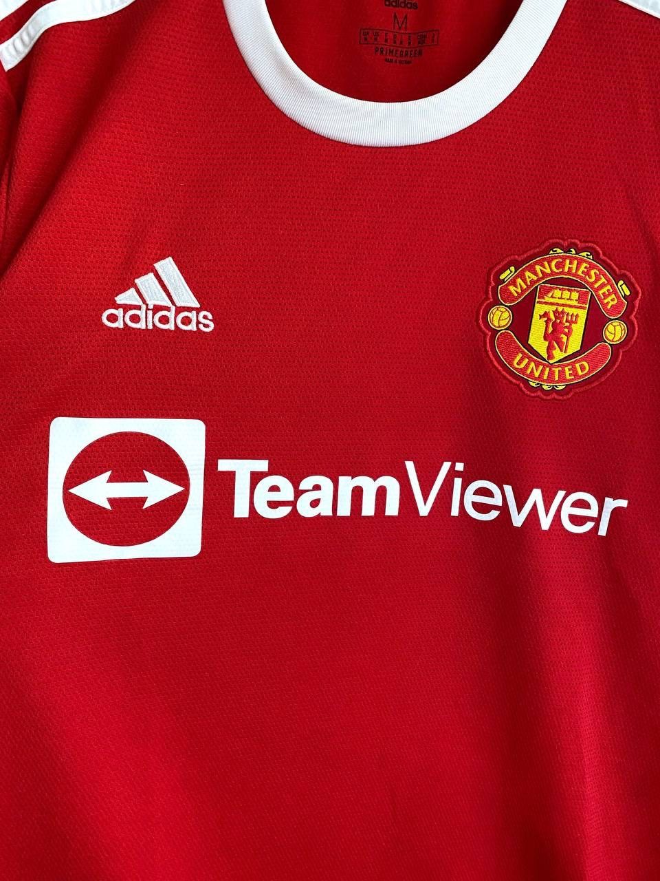 Adidas Manchester United 2021/22 Home Soccer Jersey, Size M H31447 Size US M / EU 48-50 / 2 - 6 Thumbnail