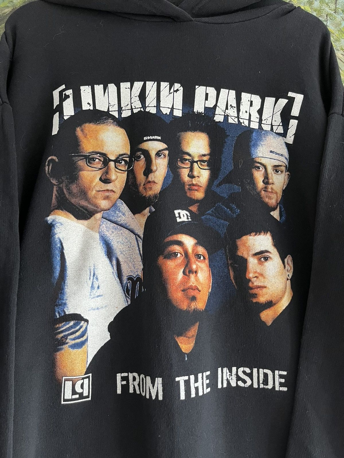 Band Tees × Vintage Vintage Linkin Park Over Print Black Hoodie From The Inside Size US M / EU 48-50 / 2 - 2 Thumbnail