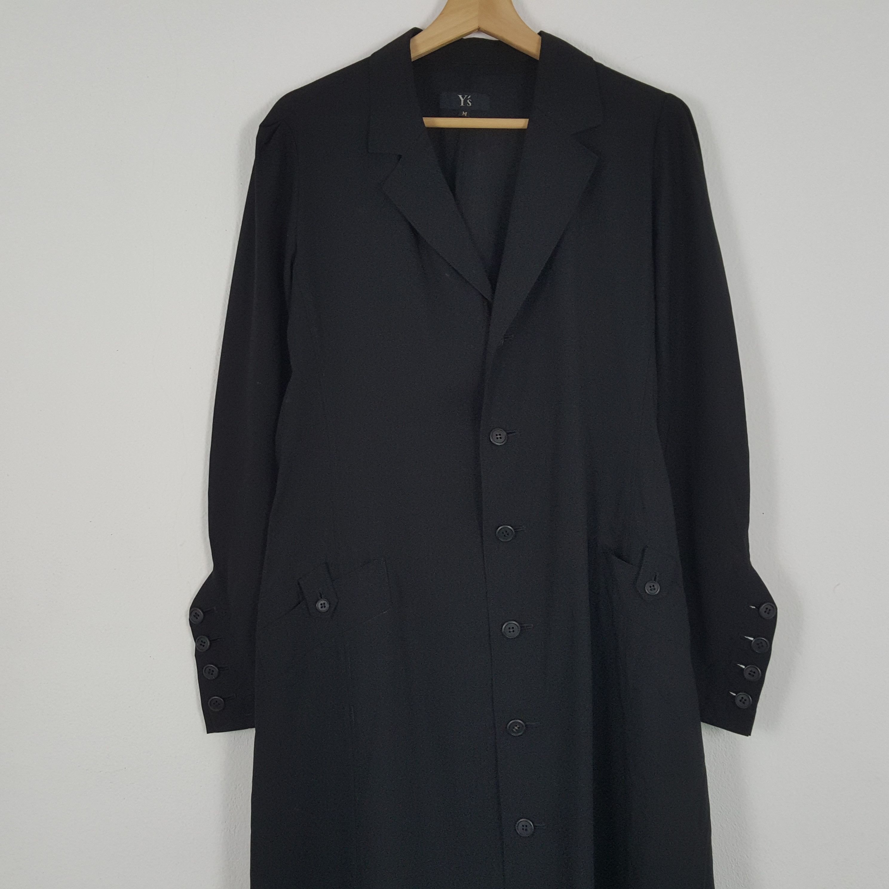 Vintage × Y's × Yohji Yamamoto Vintage Y's YOHJI YAMAMOTO Japanese Designer Long Jacket Size M / US 6-8 / IT 42-44 - 2 Thumbnail