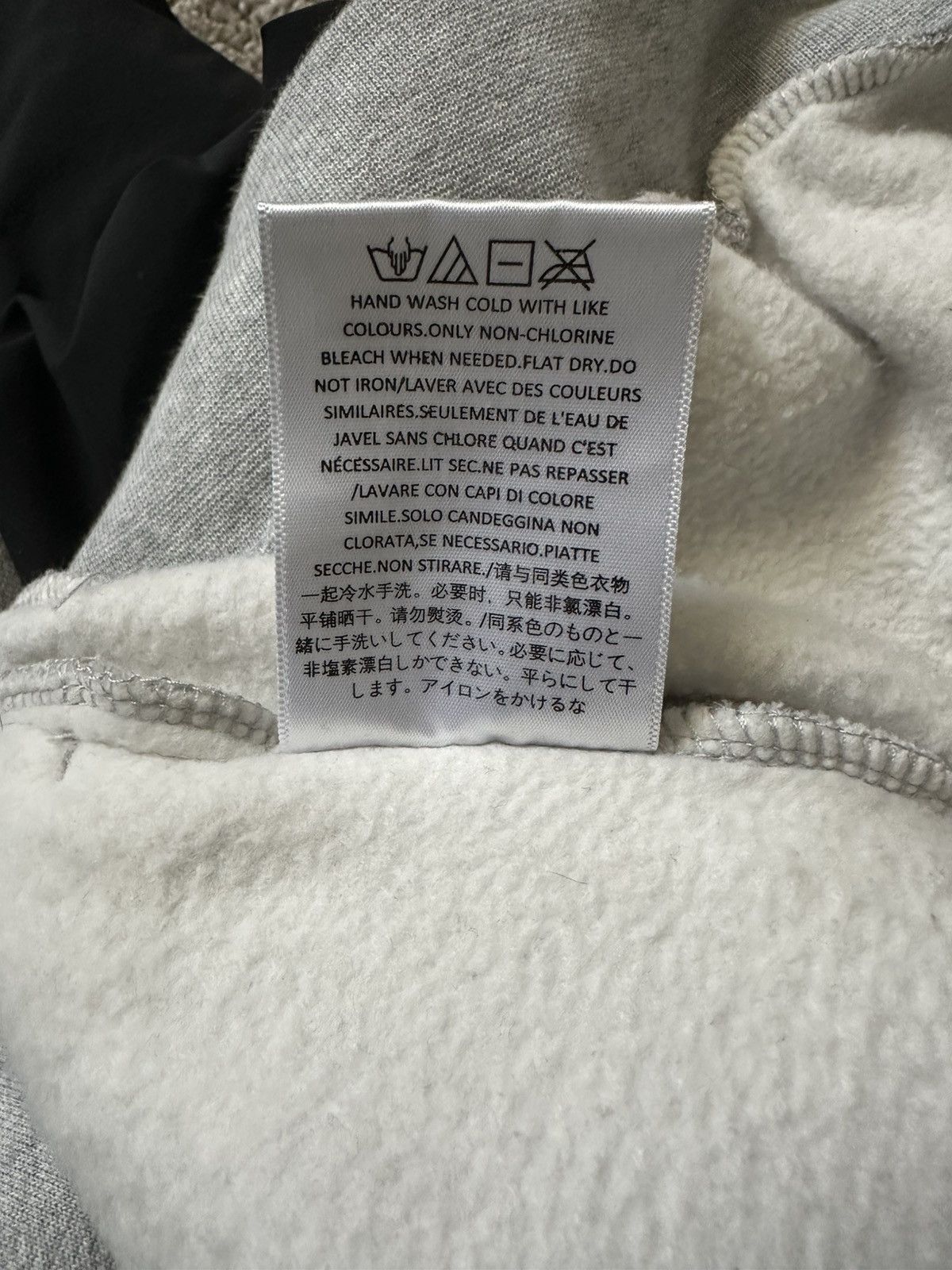 Fear of God Gray & Black Layered Hoodie Size US XS / EU 42 / 0 - 6 Thumbnail