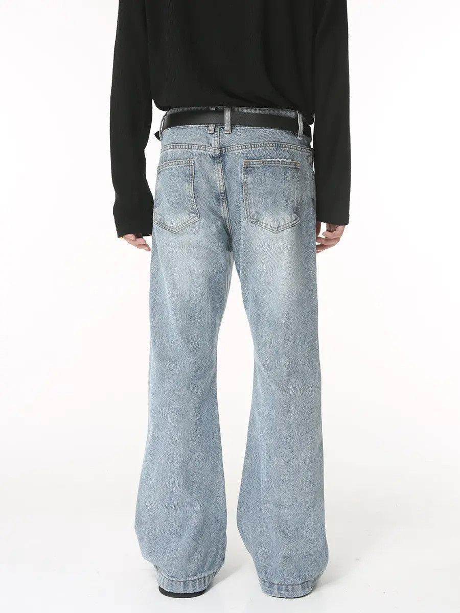 Japanese Brand Retro straight high street micro flared jeans Size US 32 / EU 48 - 5 Thumbnail