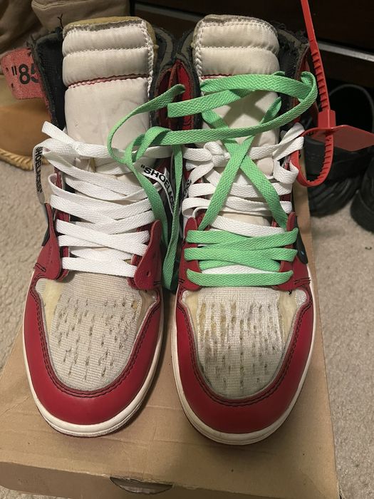 Nike Offwhite Jordan 1 Chicago Grailed