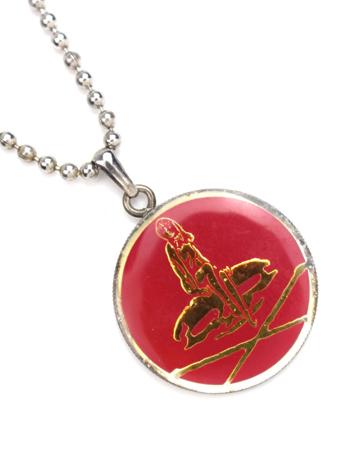 Hysteric Glamour 1990S HYSTERIC GLAMOUR 13 DOUBLE-SIDED COIN PENDANT NECKLACE Size ONE SIZE - 3 Thumbnail