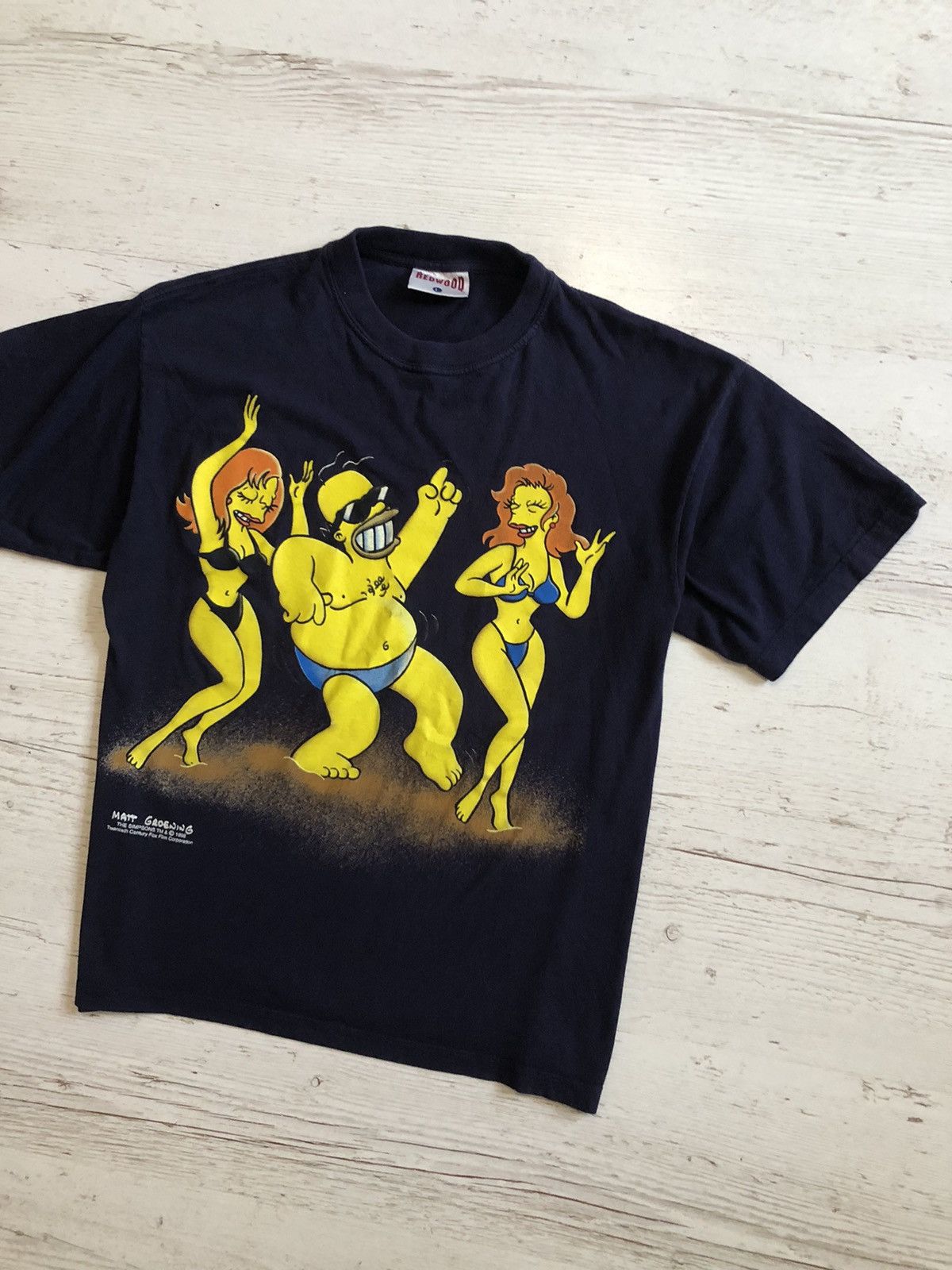 The Simpsons T shirt The Simpsons 1998 Vintage Biniki Summer Size US L / EU 52-54 / 3 - 2 Thumbnail