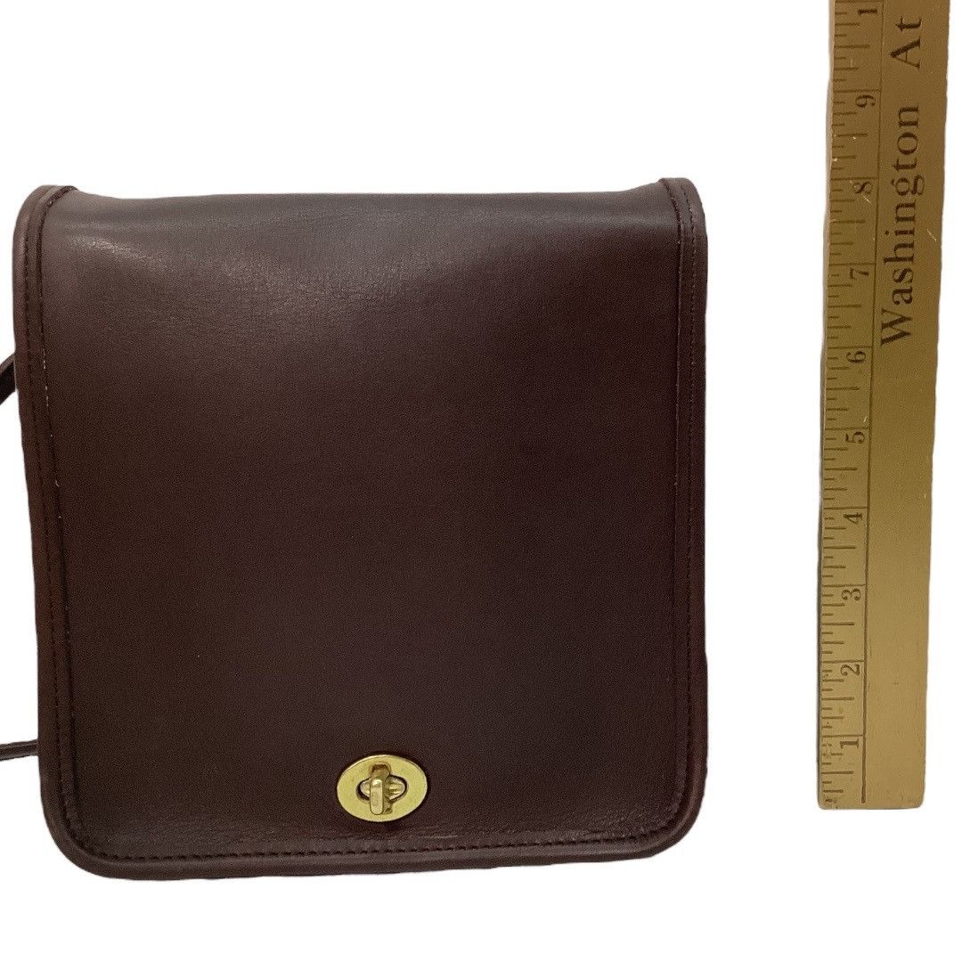 Coach Vintage Coach Compact Pouch Crossbody Bag Purse Turn Lock Mo Size ONE SIZE - 10 Thumbnail