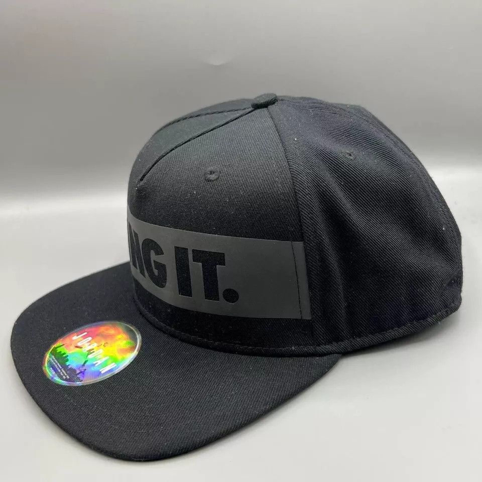 Jordan Brand Air Jordan Hat Men Black Wing It Jumpman Snap Back Cap Size ONE SIZE - 2 Thumbnail