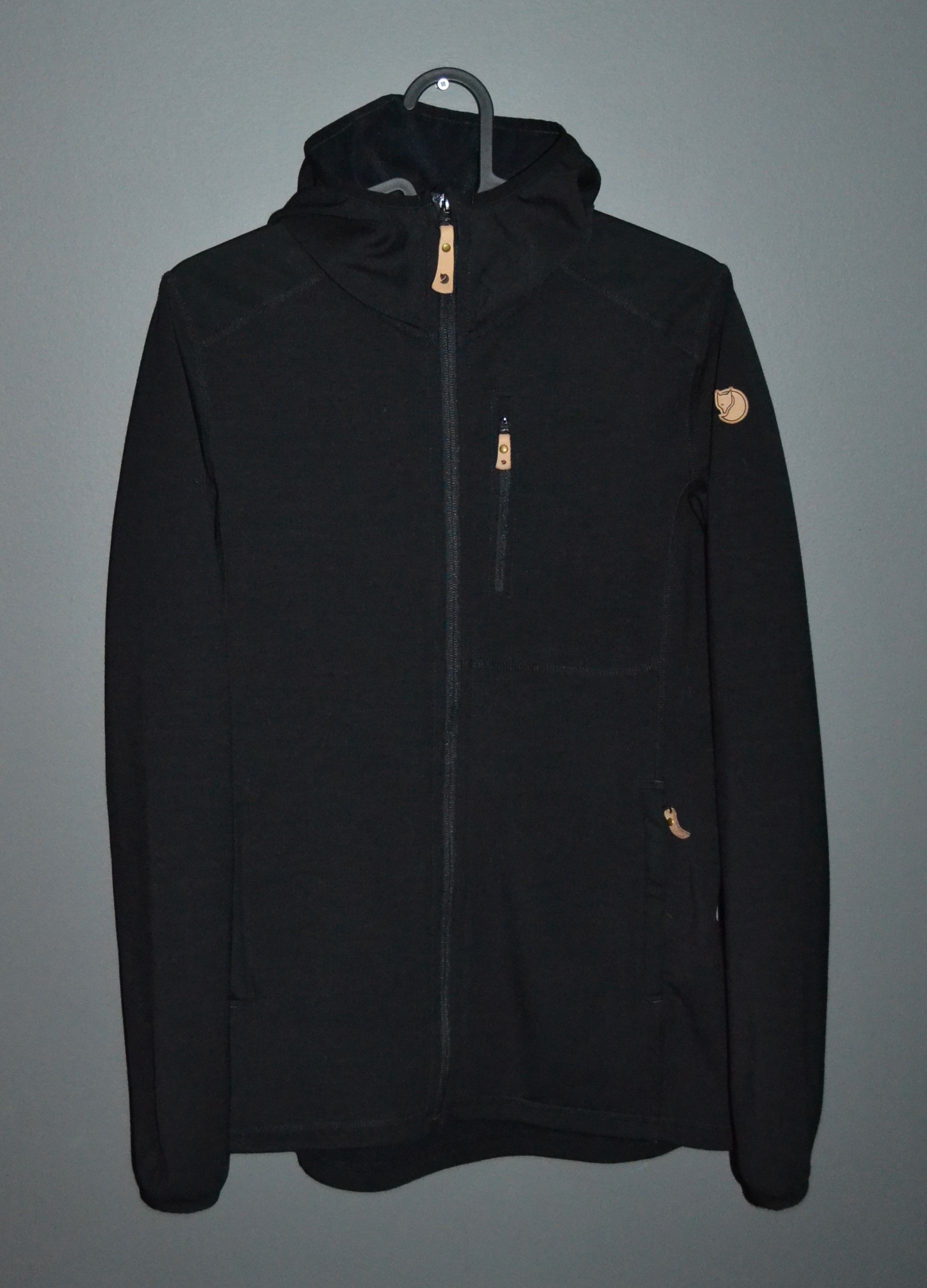 Fjallraven Fjallraven S Black Keb Fleece Hoodie Jacket Zip Wool Blend Size S / US 4 / IT 40 - 4 Thumbnail