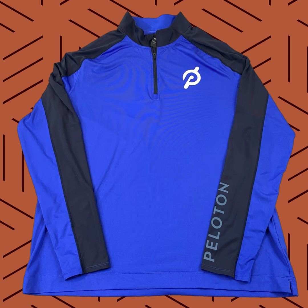 Rhone Rhone Peloton Pullover Mens 2XL Blue Quarter Zip Active Gym Training Outdoor Sports Athleisure Mens Size US XXL / EU 58 / 5 - 1 Thumbnail