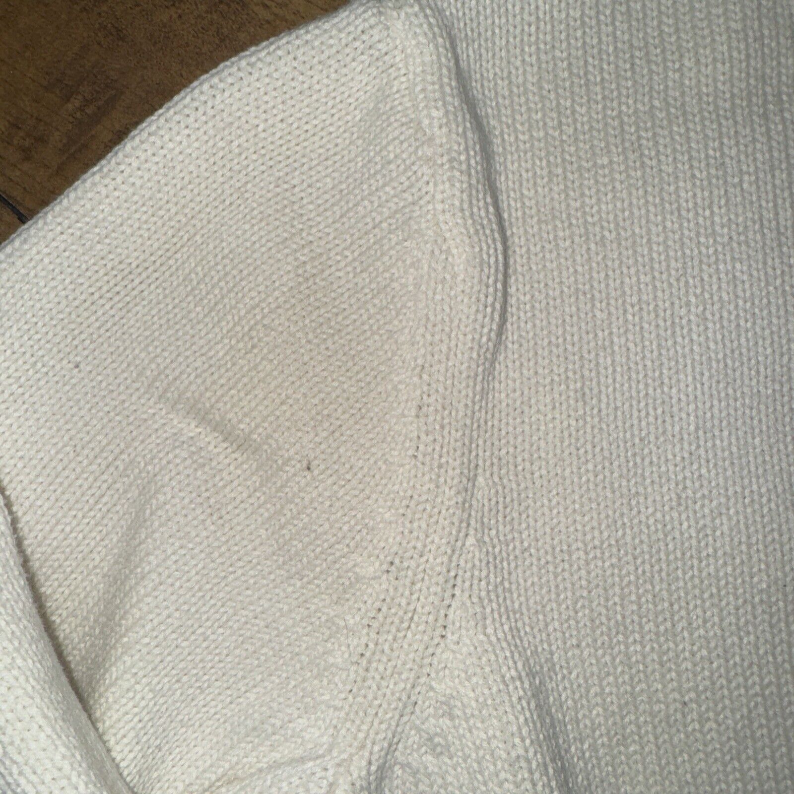 Japanese Brand × Tommy Hilfiger × Vintage Women’s Tommy Holder Knitted Sweater Jumper Cream L 18x24 Size L / US 10 / IT 46 - 4 Thumbnail