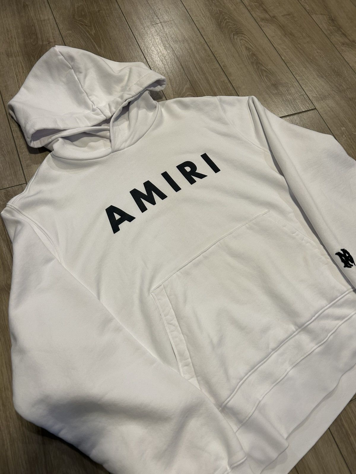 Amiri Amiri Army Logo Hoodie Size US XXL / EU 58 / 5 - 2 Thumbnail