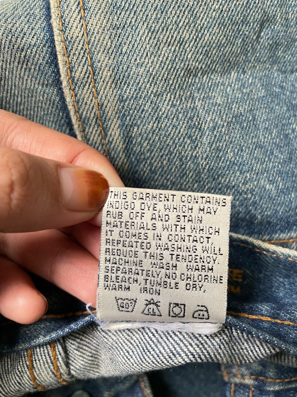 Japanese Brand Vintage Japanese Brand Mud Wash Distress Loose Jean Shorts Size US 34 / EU 50 - 13 Thumbnail