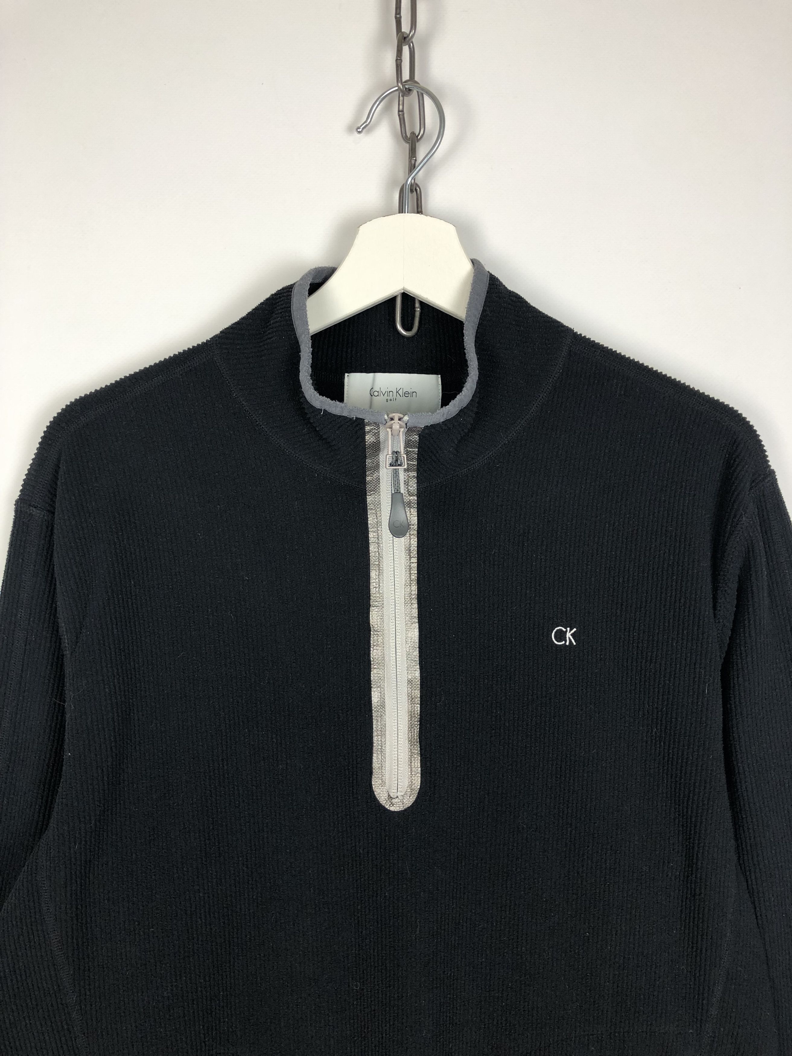 Calvin Klein Calvin Klein Golf Fleece Pullover Half Zip Black size L Size US L / EU 52-54 / 3 - 2 Thumbnail