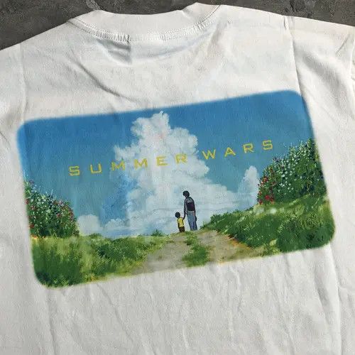 Anime Etsuko x Mami Summer War Tee Japanese Anime Size US L / EU 52-54 / 3 - 5 Thumbnail
