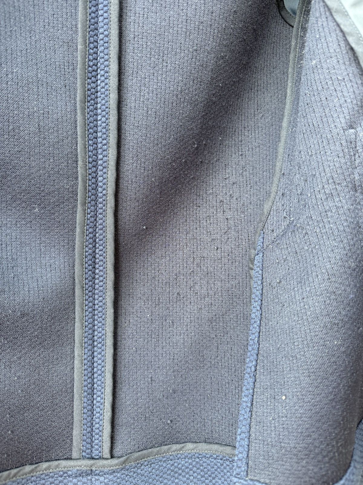 Other Vintage Jean Luc Paris Blue Textured Blazer Size 48R - 13 Thumbnail