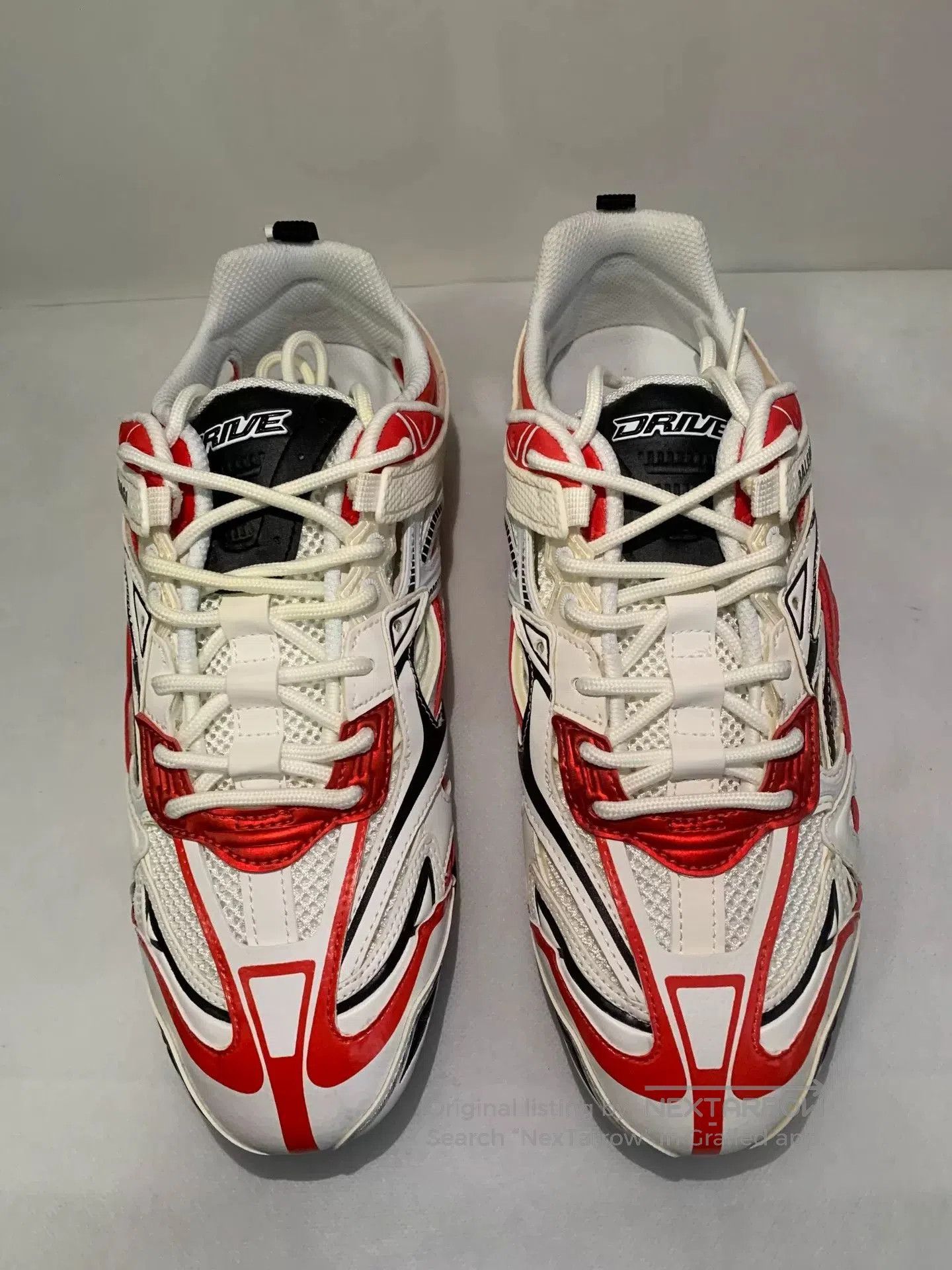 Balenciaga Balenciaga Drive Red White Racing Shoes. Size US 7 / EU 40 - 1 Thumbnail