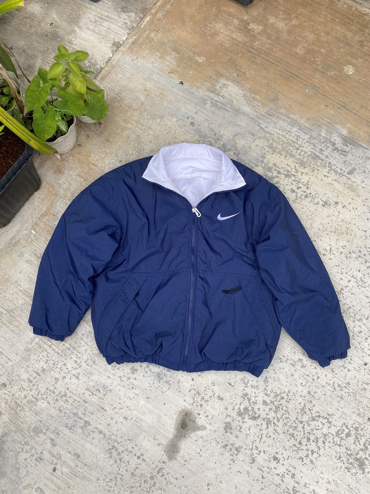 Nike Nike Woven Swoosh Riversible Puffer Jacket Size US M / EU 48-50 / 2 - 2 Thumbnail