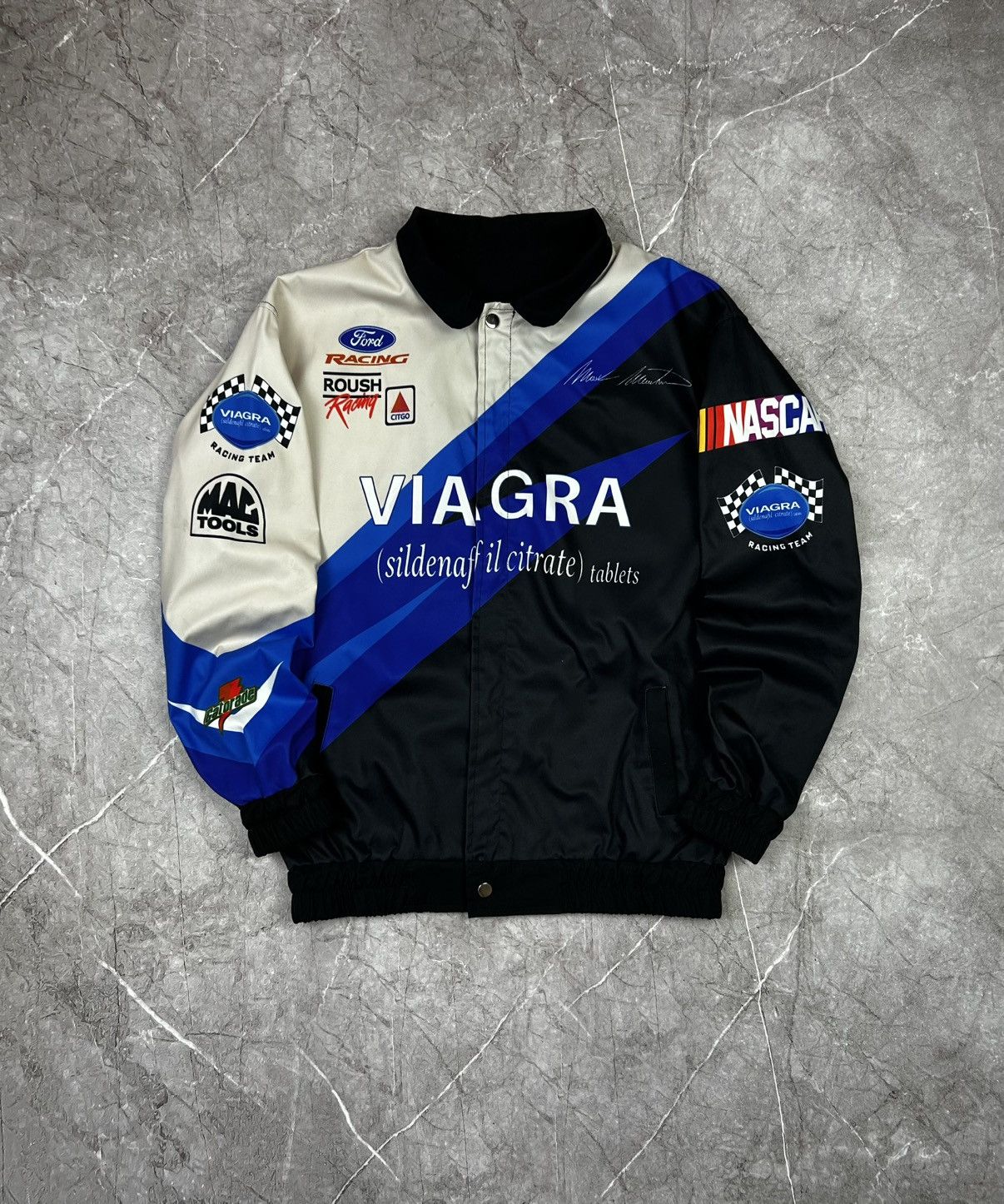 NASCAR Vintage Racing Jacket Ford / Nascar / Viagra Size US M / EU 48-50 / 2 - 1 Thumbnail
