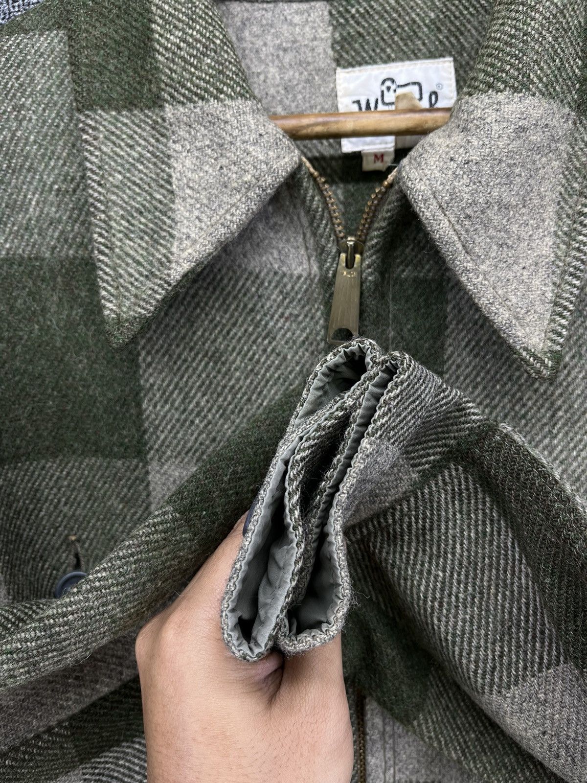 Woolrich Woolen Mills Vintage 80s Woolrich Shadow Plaid Jacket Size US M / EU 48-50 / 2 - 8 Thumbnail