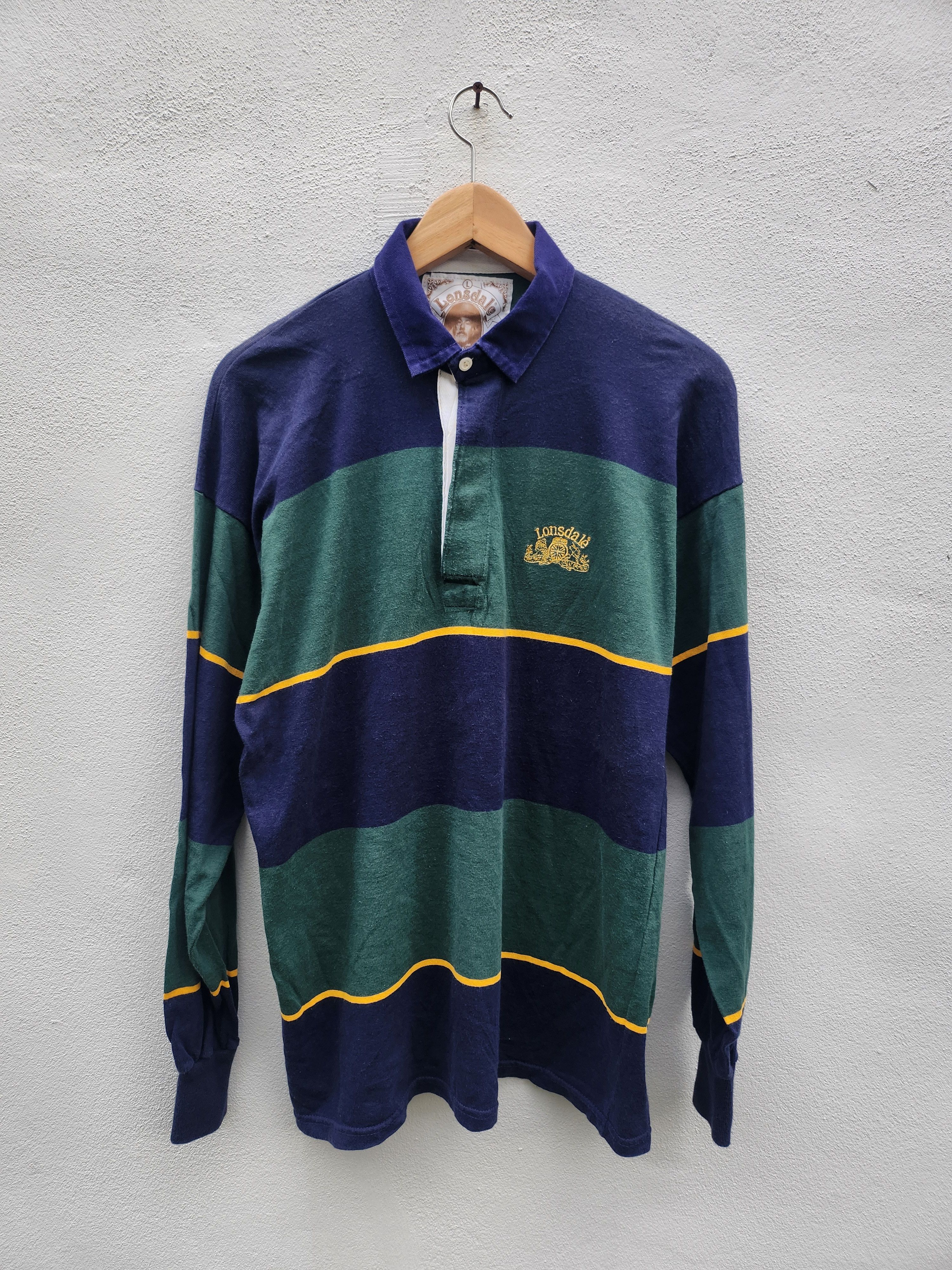 Lonsdale × Seditionaries 💥Lonsdale Rugby Stripes Mod Style Size US L / EU 52-54 / 3 - 1 Thumbnail