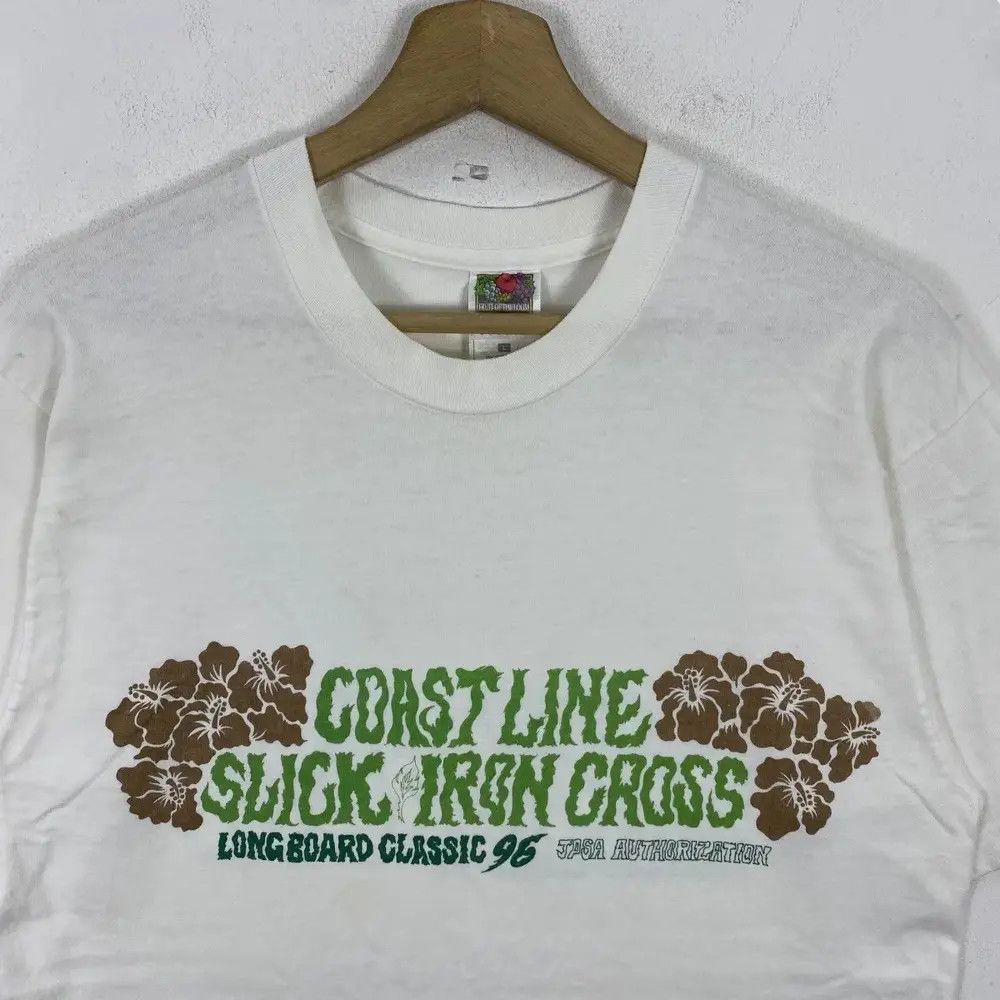 Vintage Vintage 90's COAST LINE Slick Iron Gross Longboards Classic Size US L / EU 52-54 / 3 - 2 Thumbnail