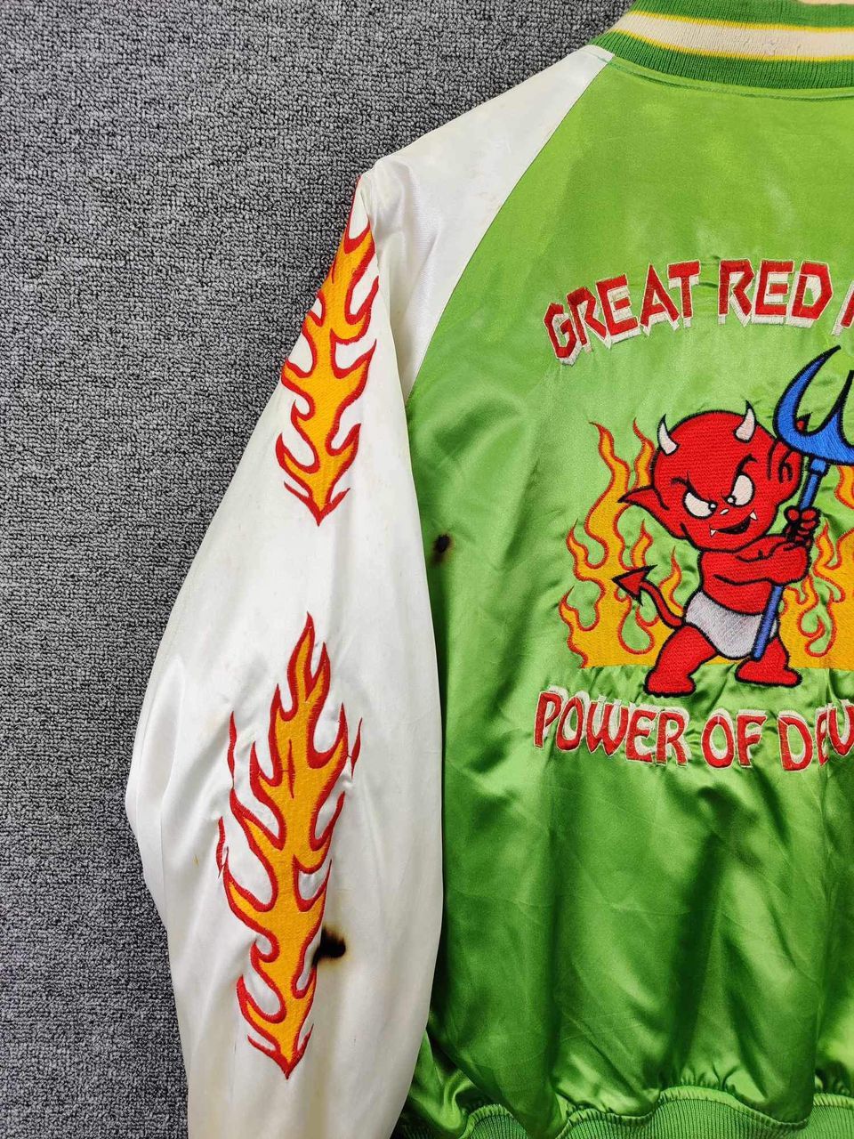 Vintage Vintage Ted Man Power Of Devils Sukajan Jacket Size US L / EU 52-54 / 3 - 4 Thumbnail
