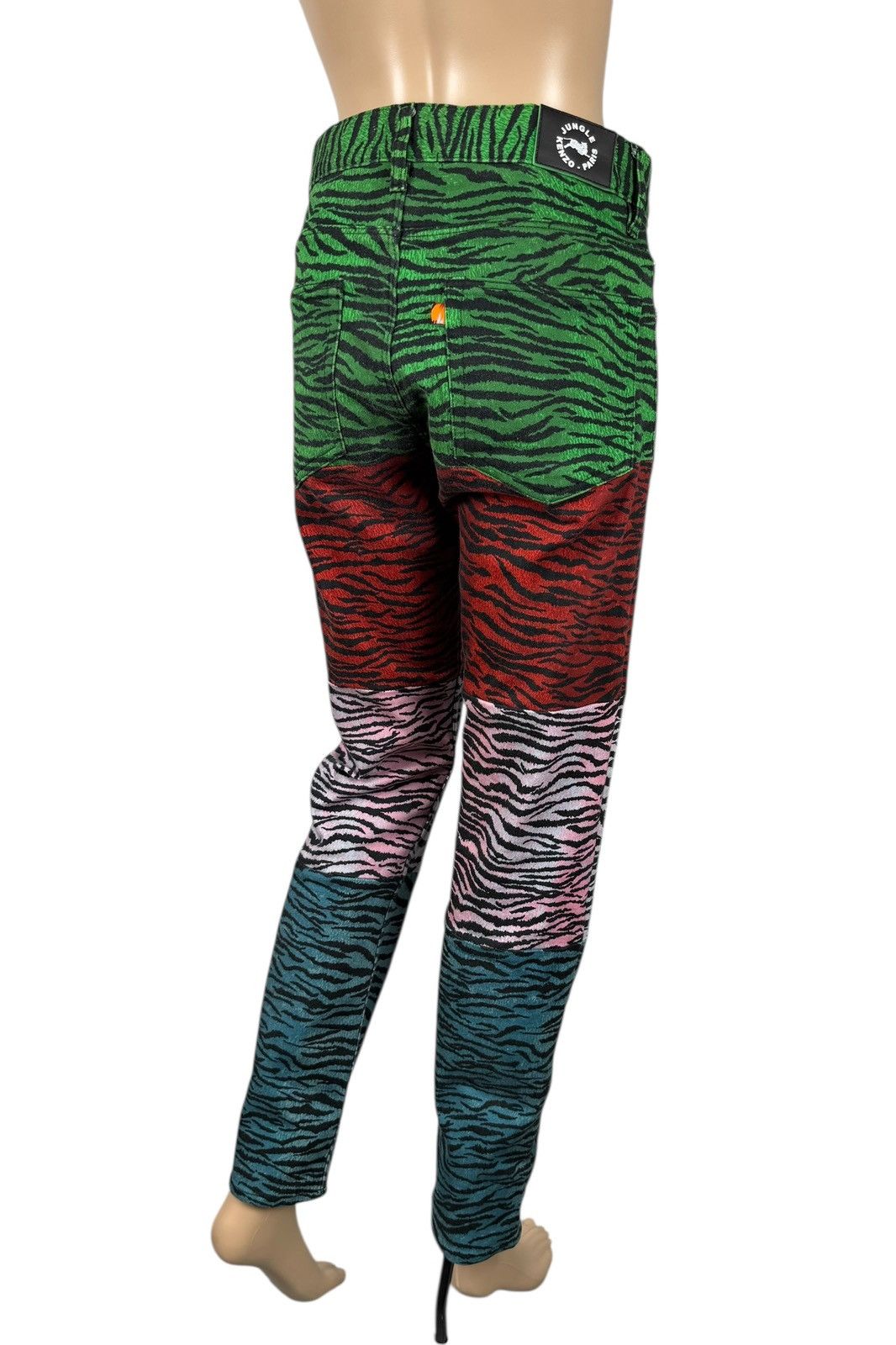 H&M × Kenzo Kenzo Jungle H&M Multicolor Animal Printed Jeans size 31 Size 31" - 8 Thumbnail