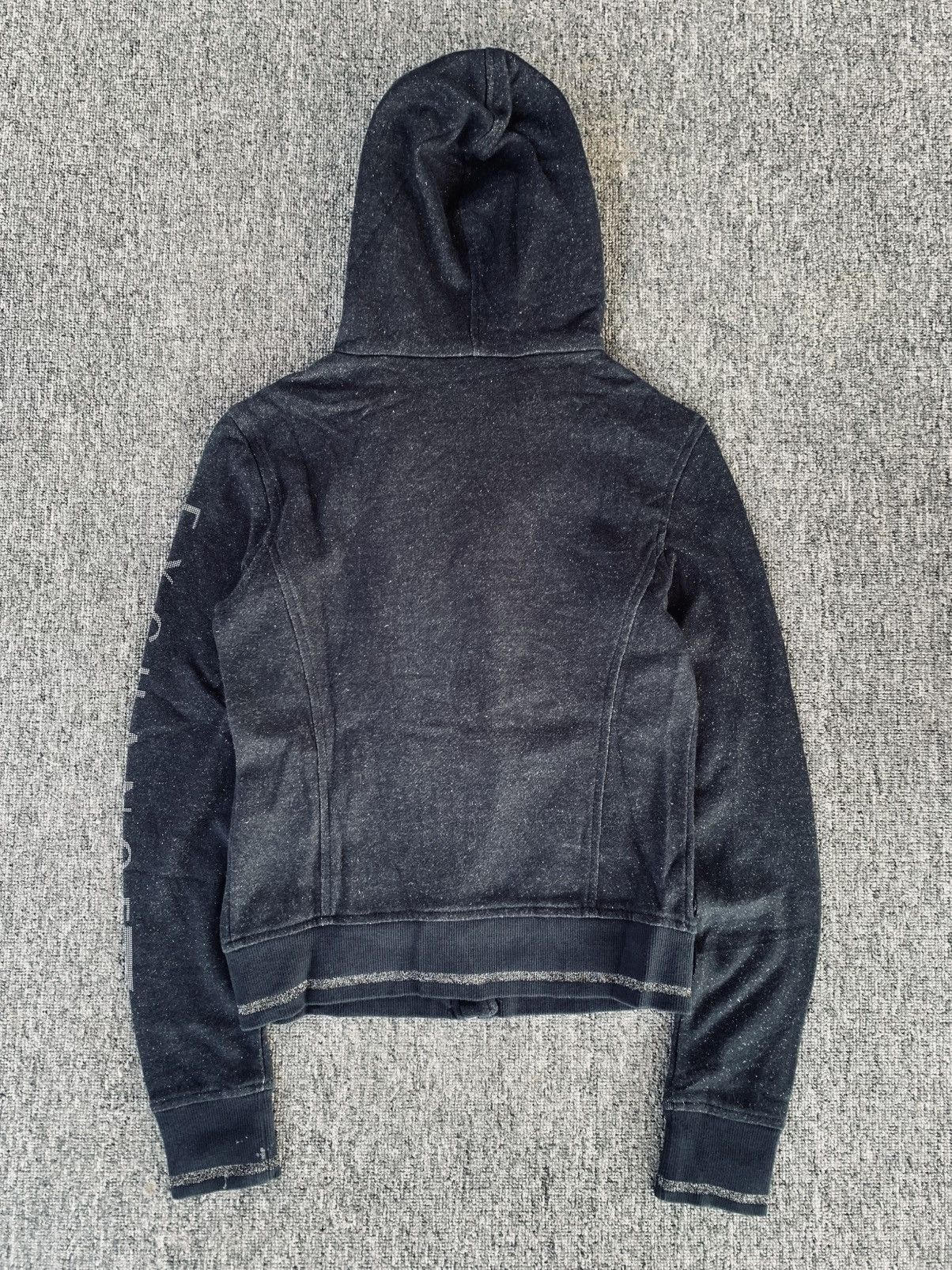 Armani Exchange Armani Exchange Assymmetric Zip Poem Sleeve Jacket Hoodie Size S / US 4 / IT 40 - 4 Thumbnail