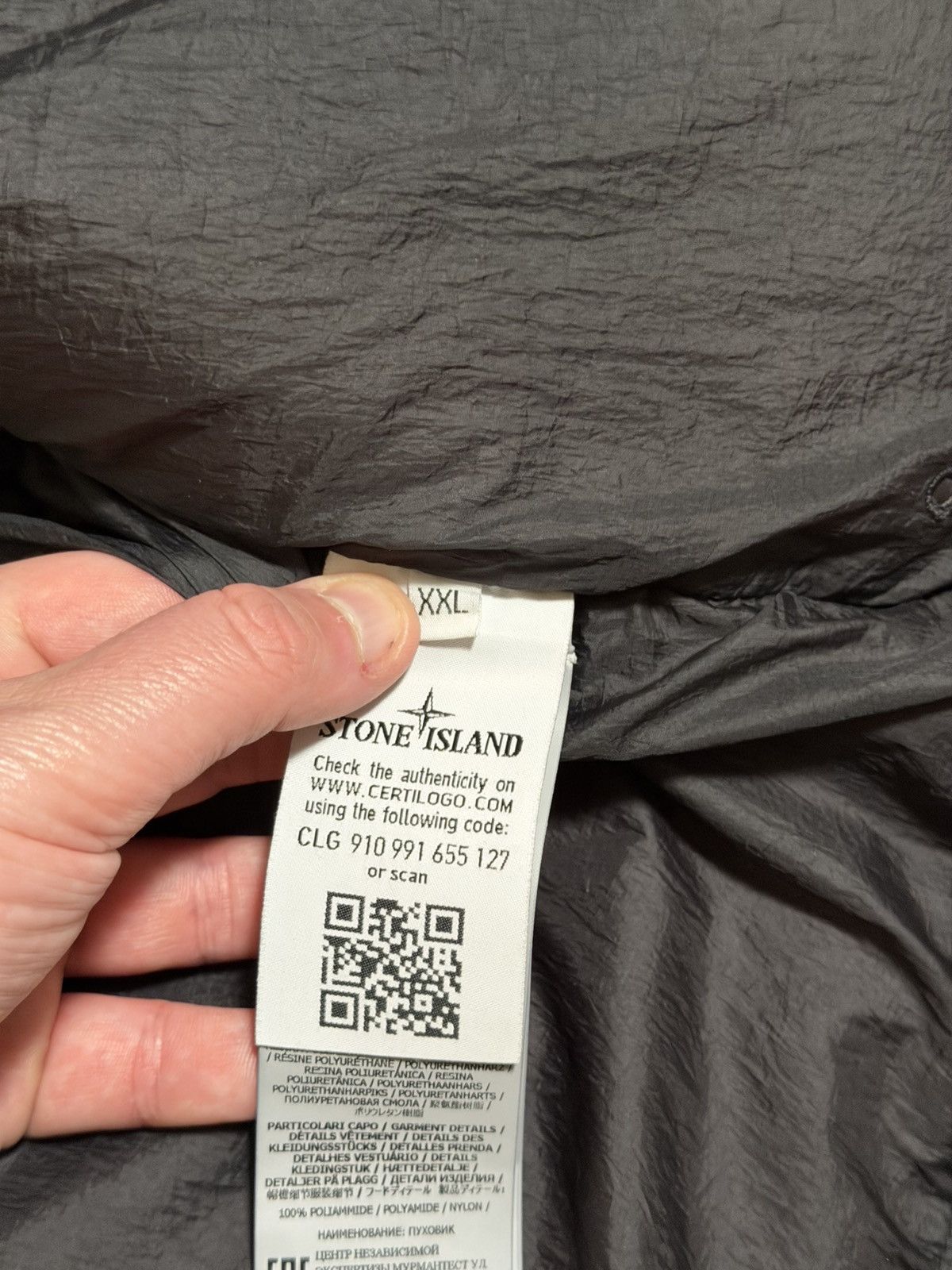 Stone Island 🔥2000$ Stone Island Garment Dyed Crinkle Reps NY Down Jacket Size US XL / EU 56 / 4 - 17 Thumbnail