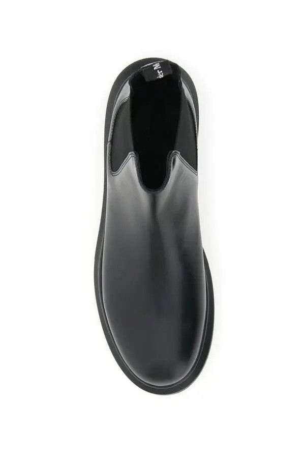Alexander McQueen o1w1db10925 Leather Chalsea Boots in Black Size US 7 / IT 37 - 2 Thumbnail