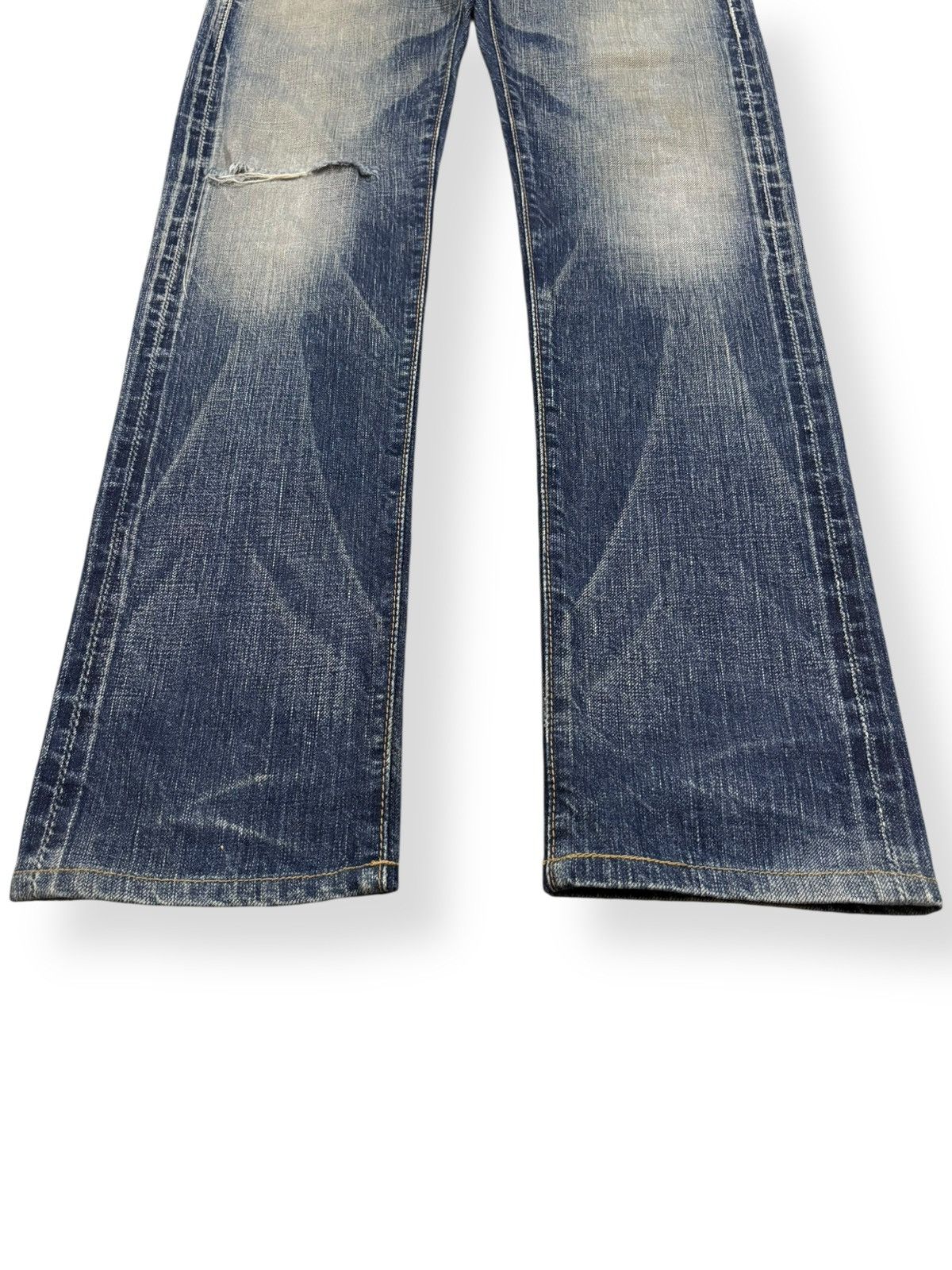 Junya Watanabe Vintage Japanese Brand Johnbull Selvedge Distressed Jeans Size US 29 - 8 Thumbnail