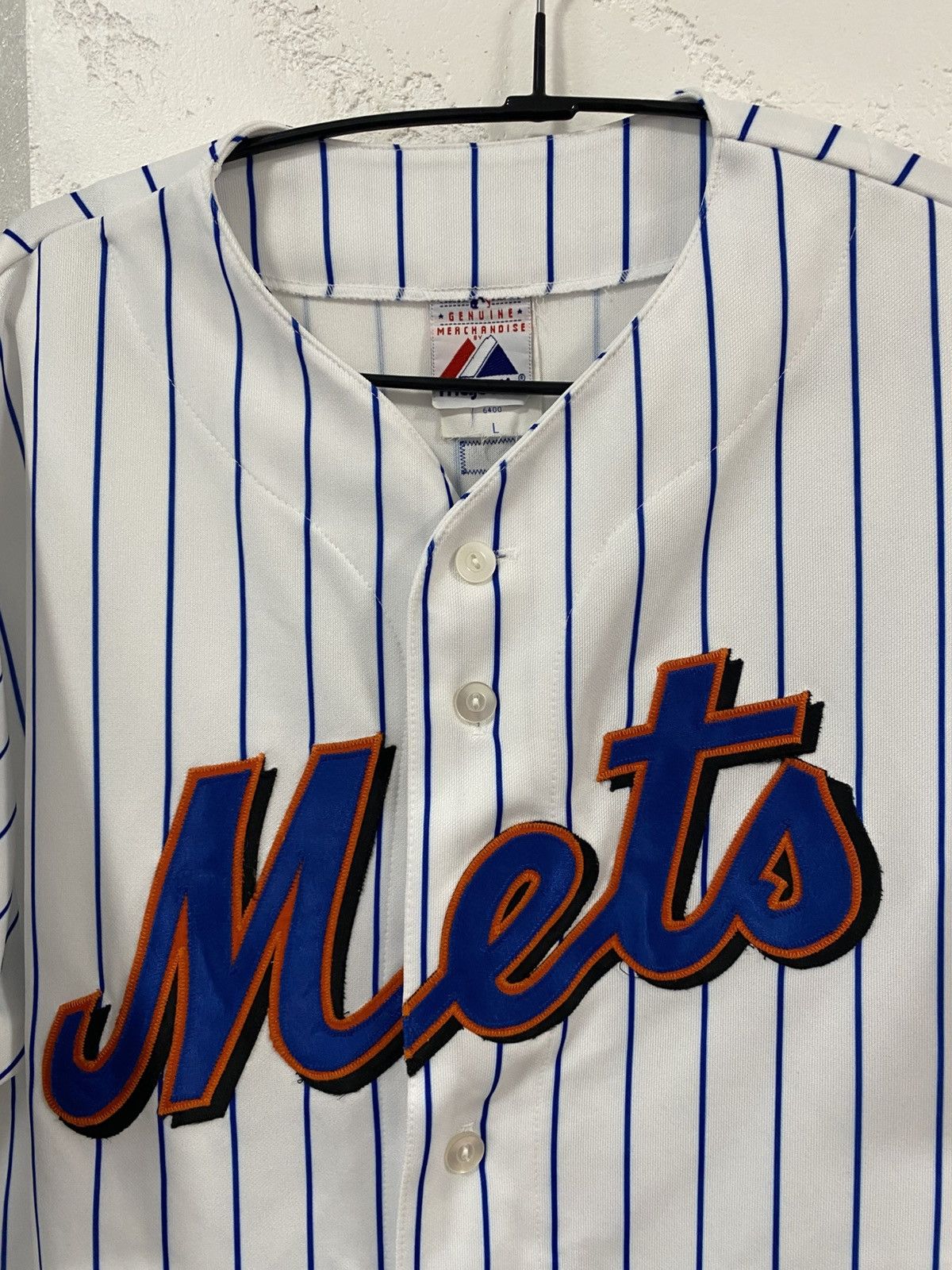 MLB Majestic Mets Pedro Martinez 45 Made in USA jersey Size: L Size US L / EU 52-54 / 3 - 2 Thumbnail